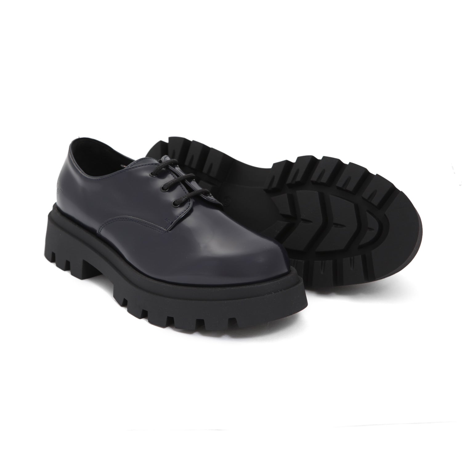 SCARPA DERBY BLU NAVY IN PELLE BAMBINO E TEEN - annameglio.com abbigliamento moda