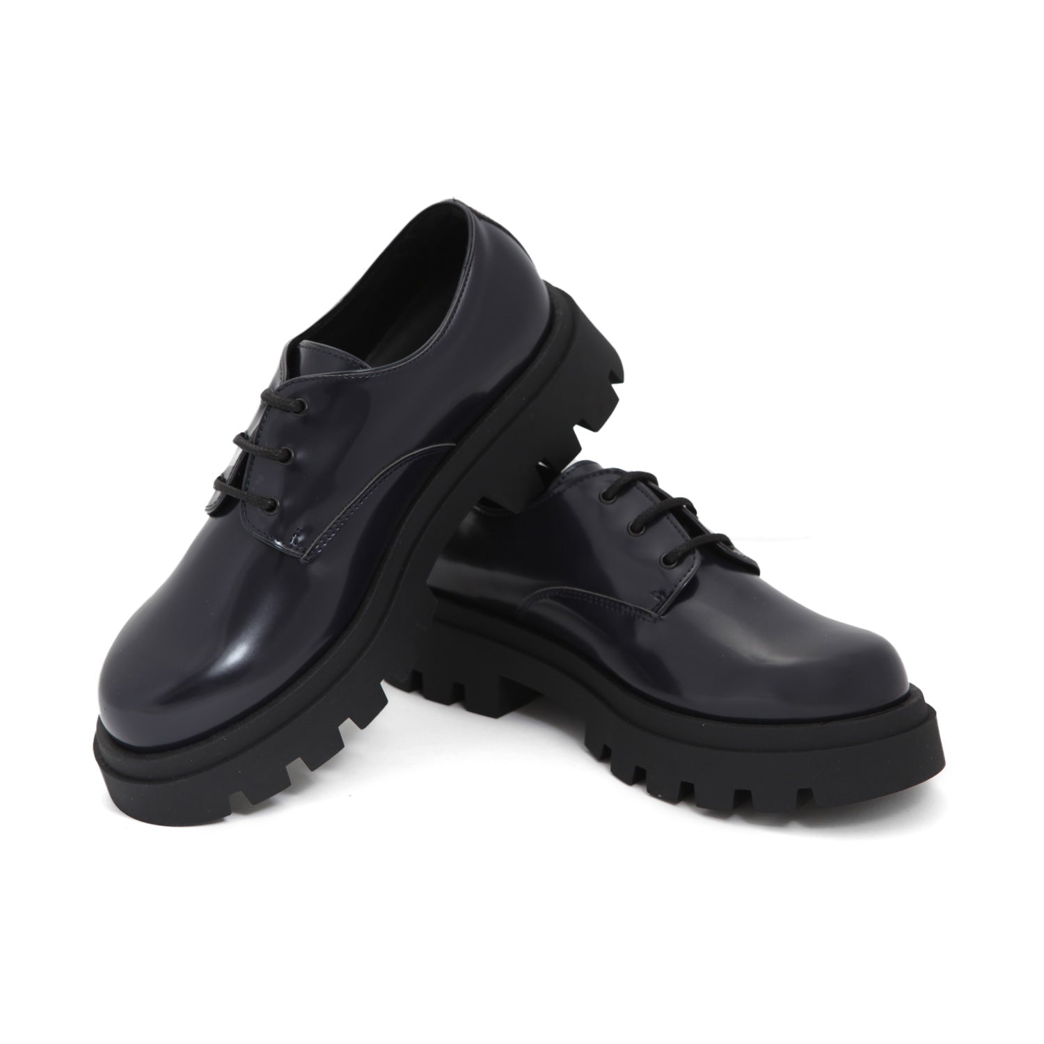 SCARPA DERBY BLU NAVY IN PELLE BAMBINO E TEEN - annameglio.com abbigliamento moda