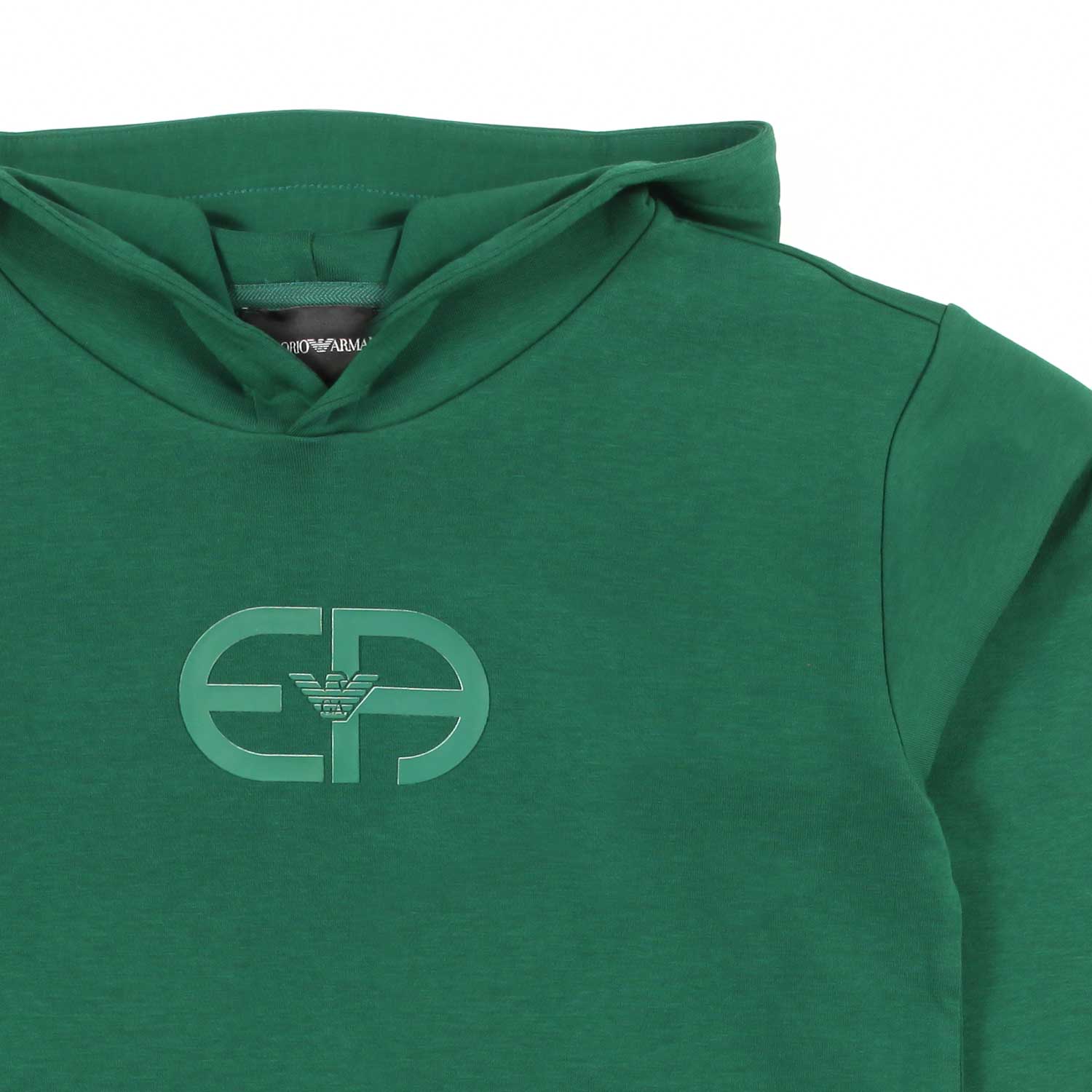 FELPA HOODIE VERDE BRILLANTE BAMBINO E TEEN - annameglio.com abbigliamento moda