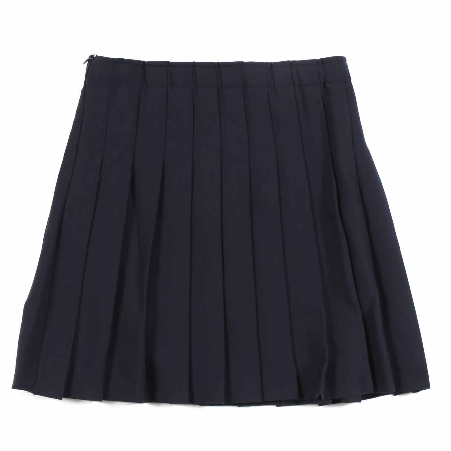 MINIGONNA PLISSETTATA ASRA BLU NAVY - annameglio.com abbigliamento moda