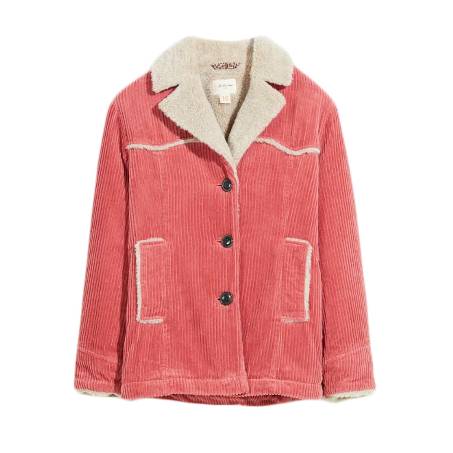 GIACCA SOFTY ROSA E BEIGE IN VELLUTO E TEDDY - annameglio.com abbigliamento moda