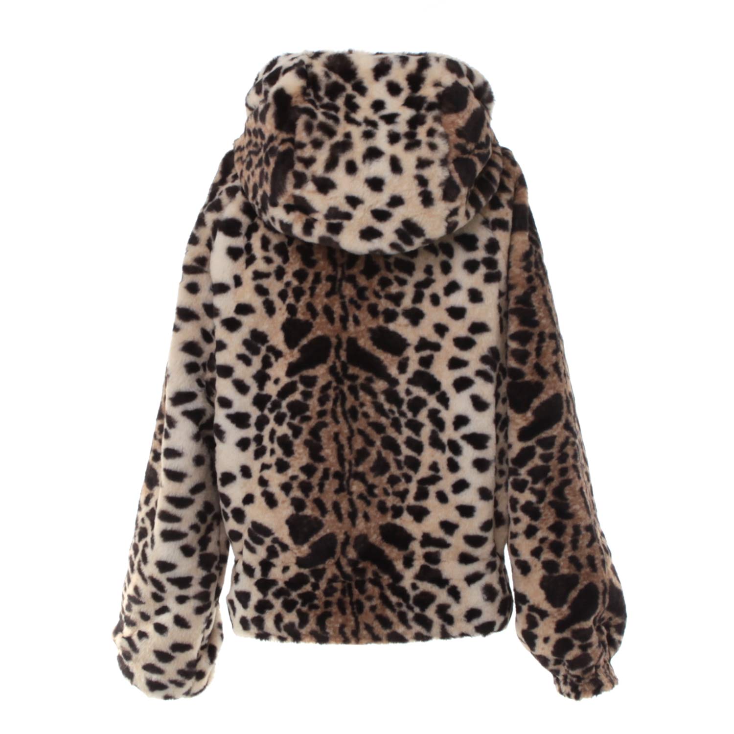 GIUBBINO REVERSIBILE BEIGE E LEOPARDATO - annameglio.com abbigliamento moda