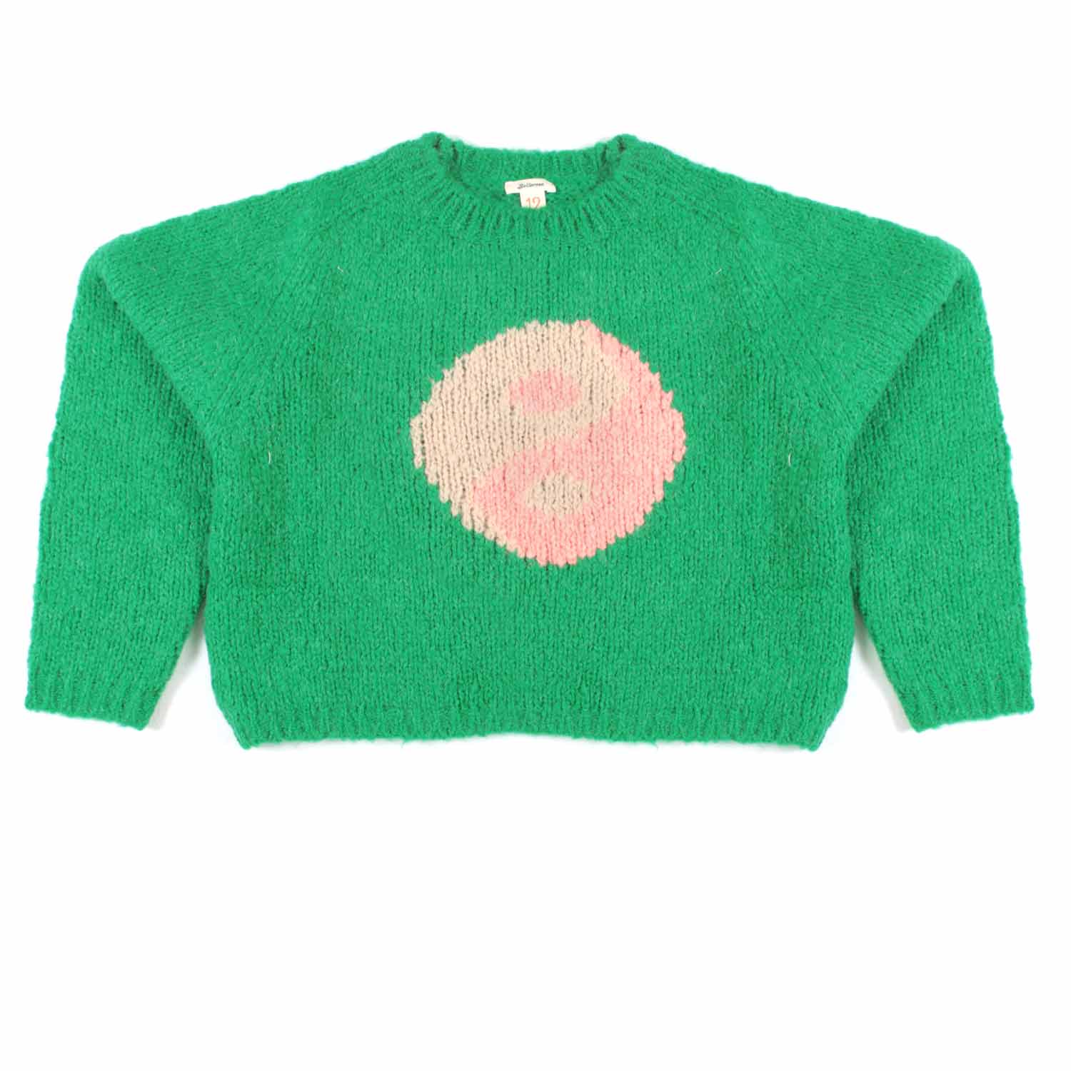 MAGLIONE CROPPED VERDE BAMBINA E TEENAGER - annameglio.com abbigliamento moda