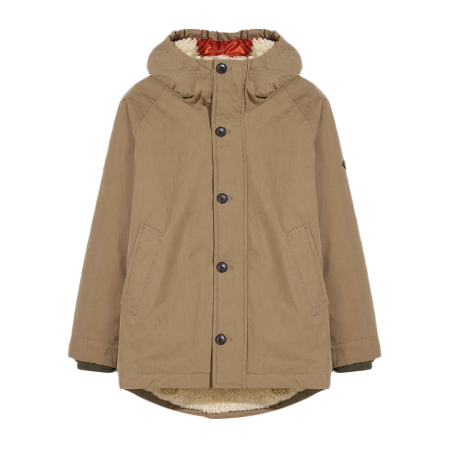 PARKA HERWIN FANGO E PANNA BAMBINO E TEEN - annameglio.com abbigliamento moda
