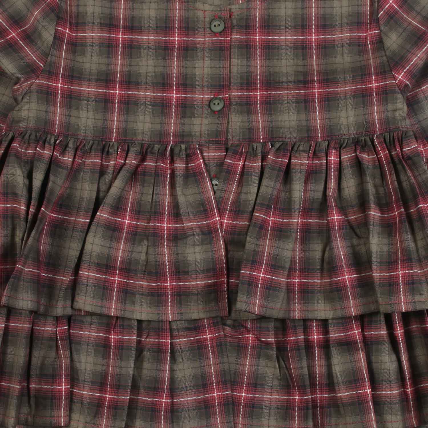 BLUSA AMARIS CHECK VERDE BAMBINA - annameglio.com abbigliamento moda