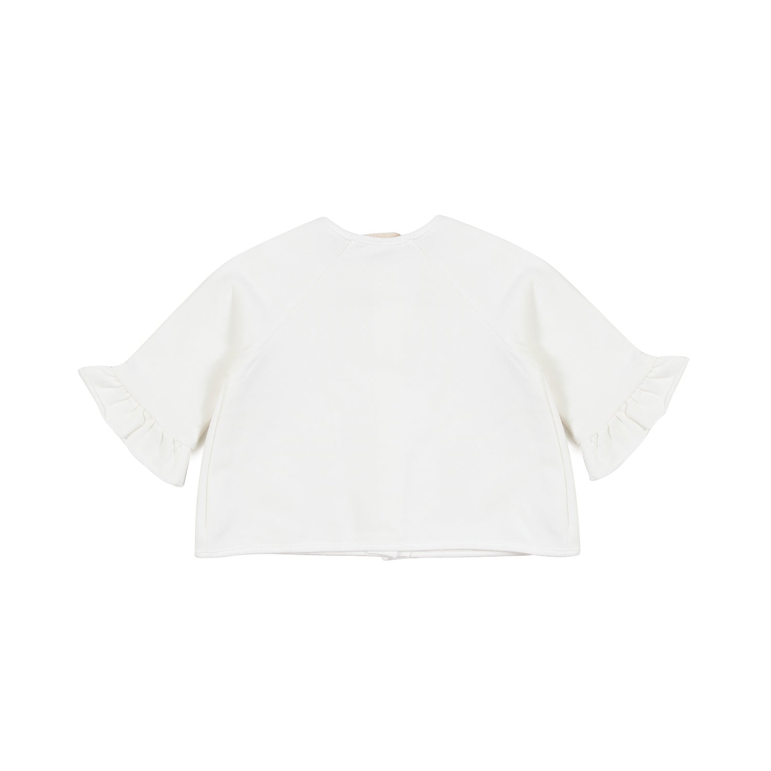 CARDIGAN JERSEY BIANCO CON RICAMI ROSA NEONATA - annameglio.com abbigliamento moda