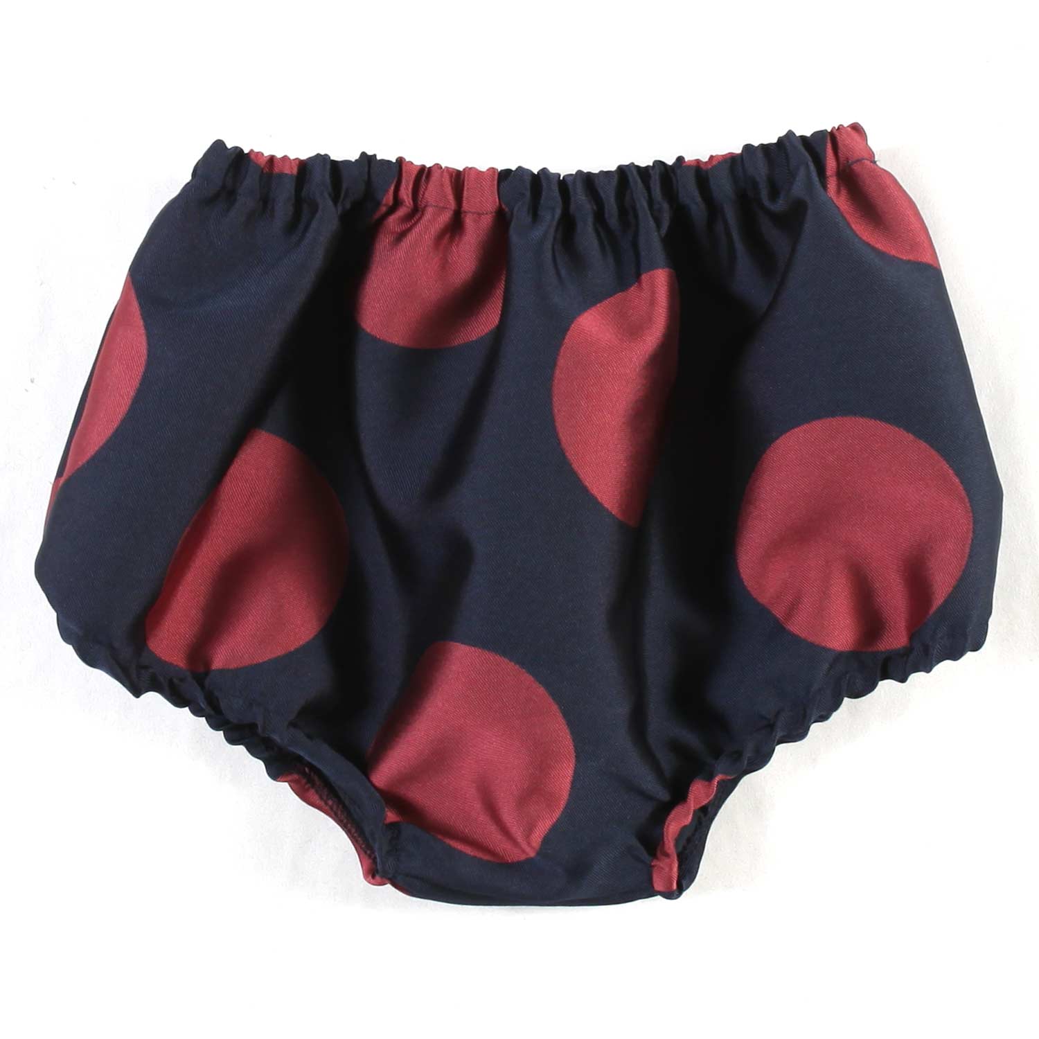 VESTITINO BLU CON POIS BURGUNDY BIMBA - annameglio.com abbigliamento moda