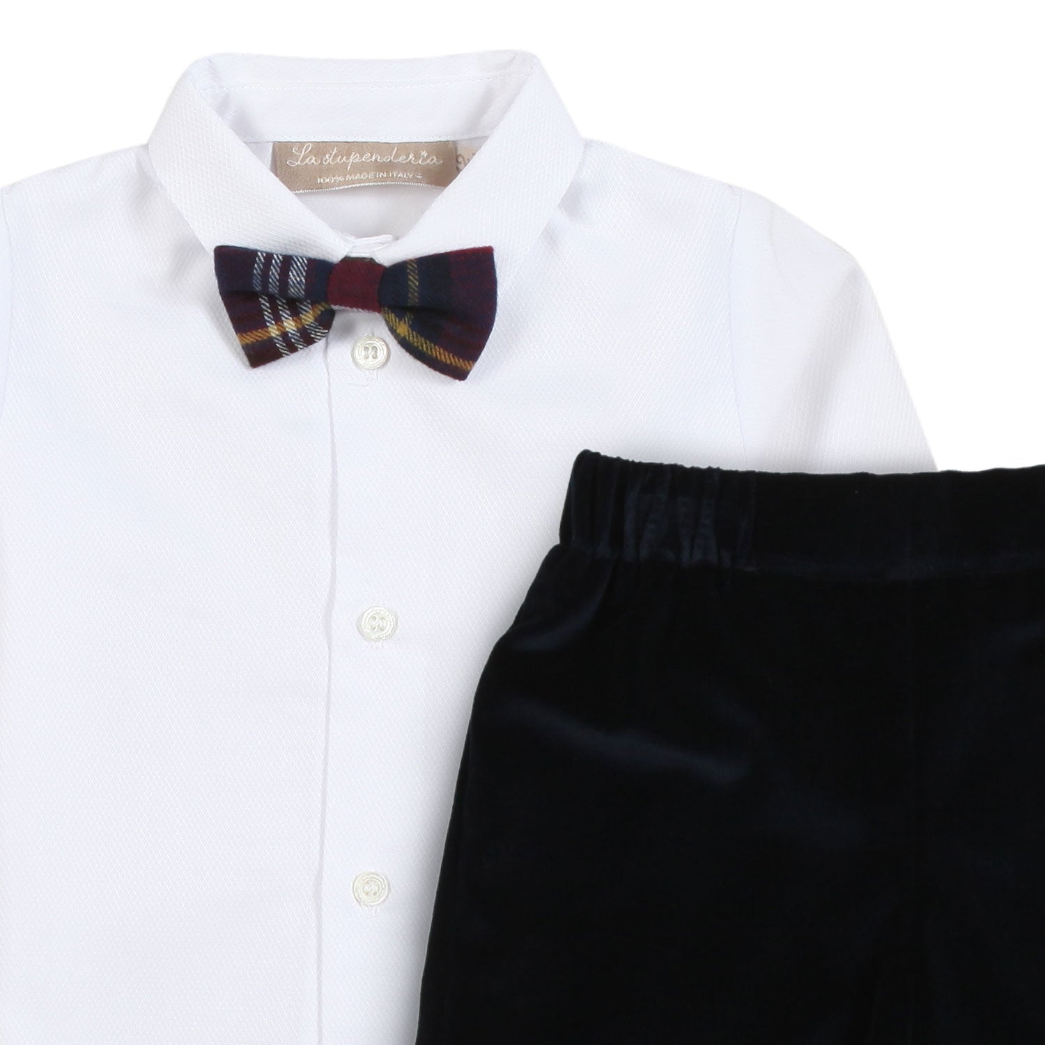 COMPLETO FILIPPO BIANCO E BLU BIMBO - annameglio.com abbigliamento moda