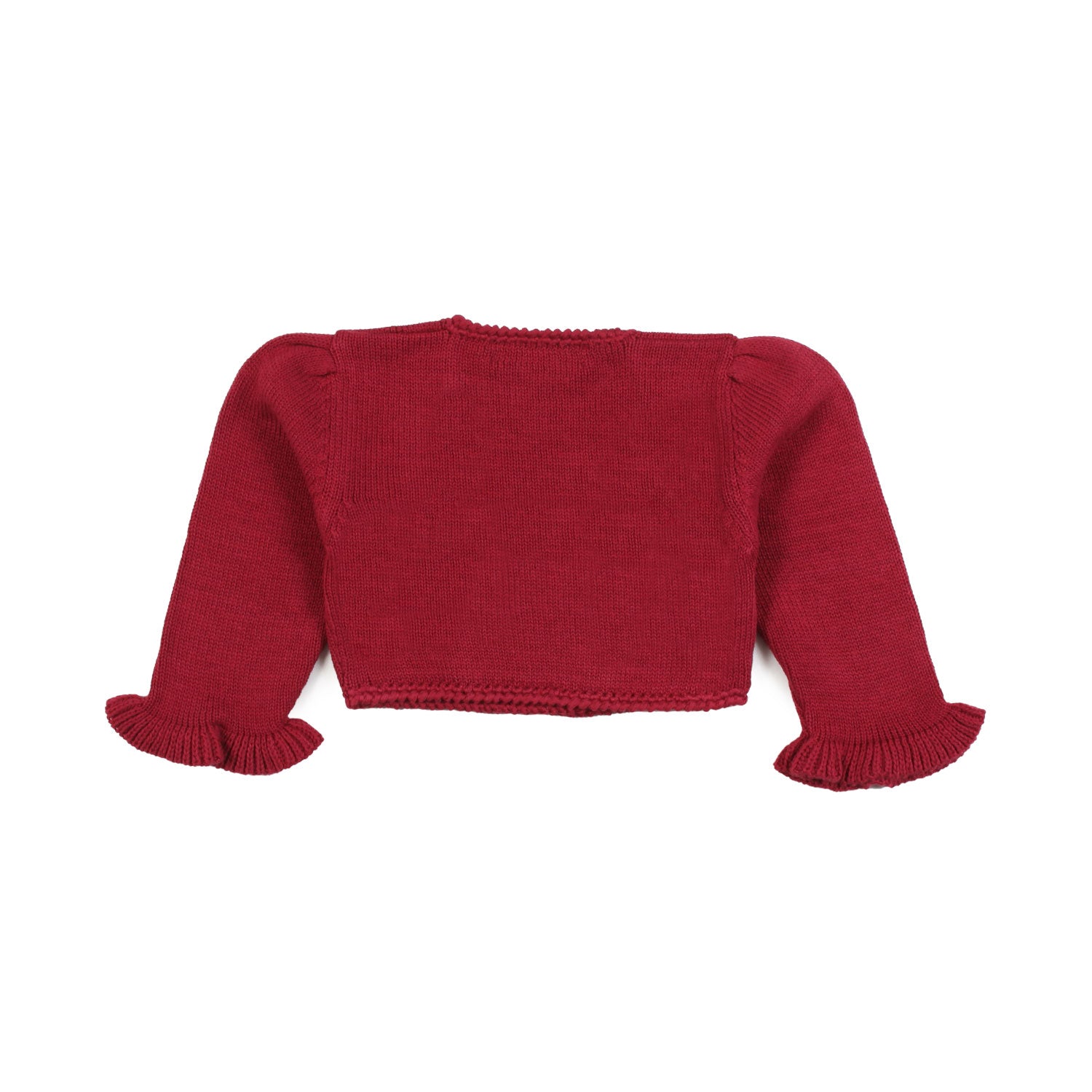 CARDIGAN SCALDACUORE ROSSO CARDINALE BIMBA - annameglio.com abbigliamento moda