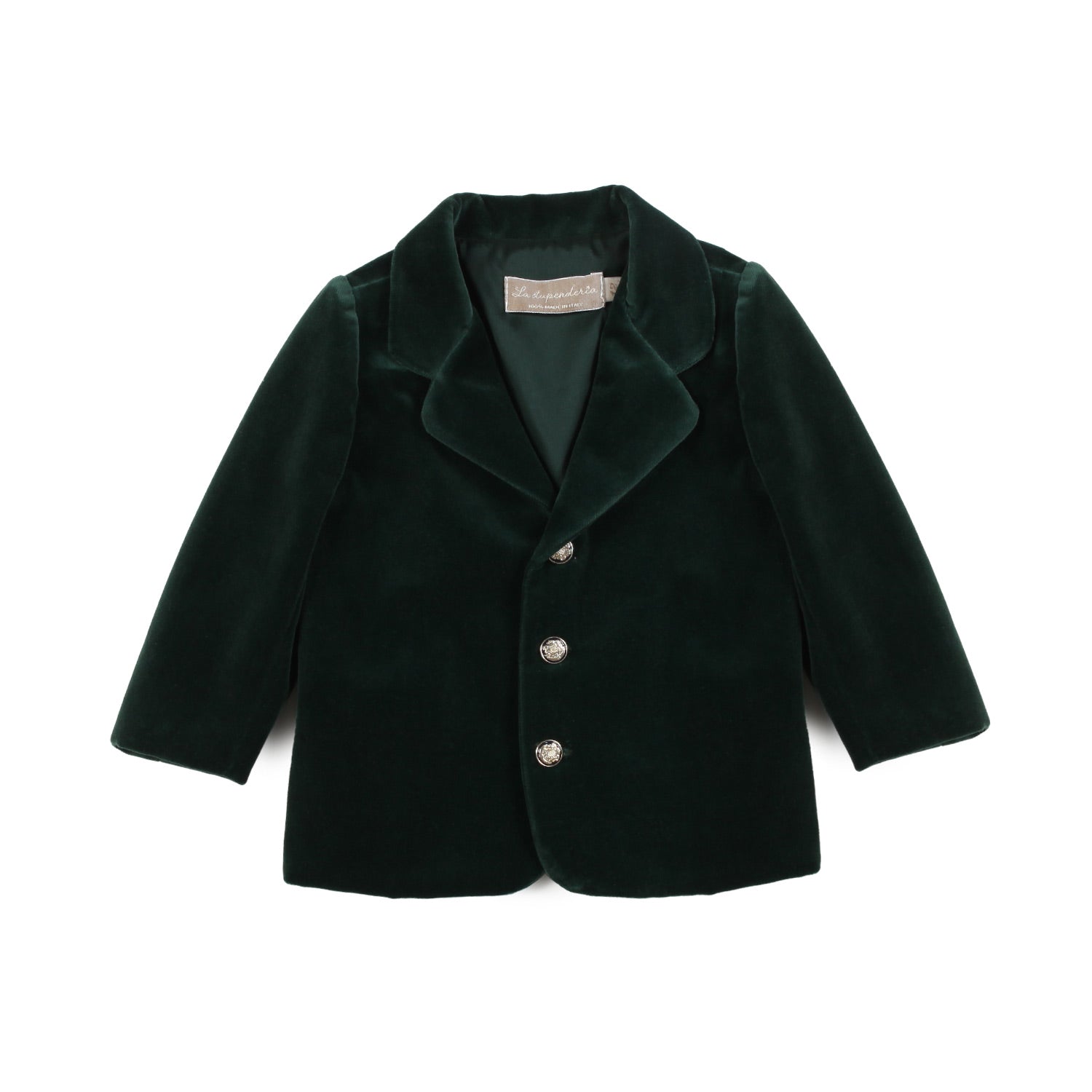 GIACCA VELLUTO VERDE MUSCHIO BIMBO - annameglio.com abbigliamento moda