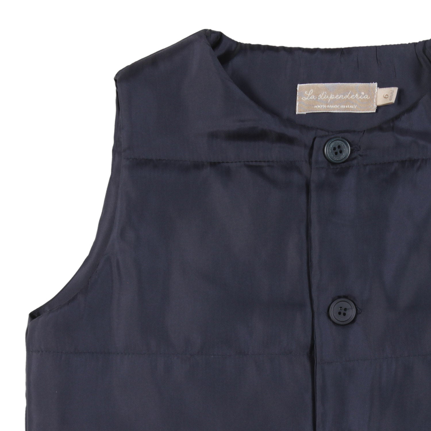 GILET IMBOTTITO BLU NAVY BAMBINO E BAMBINA - annameglio.com abbigliamento moda