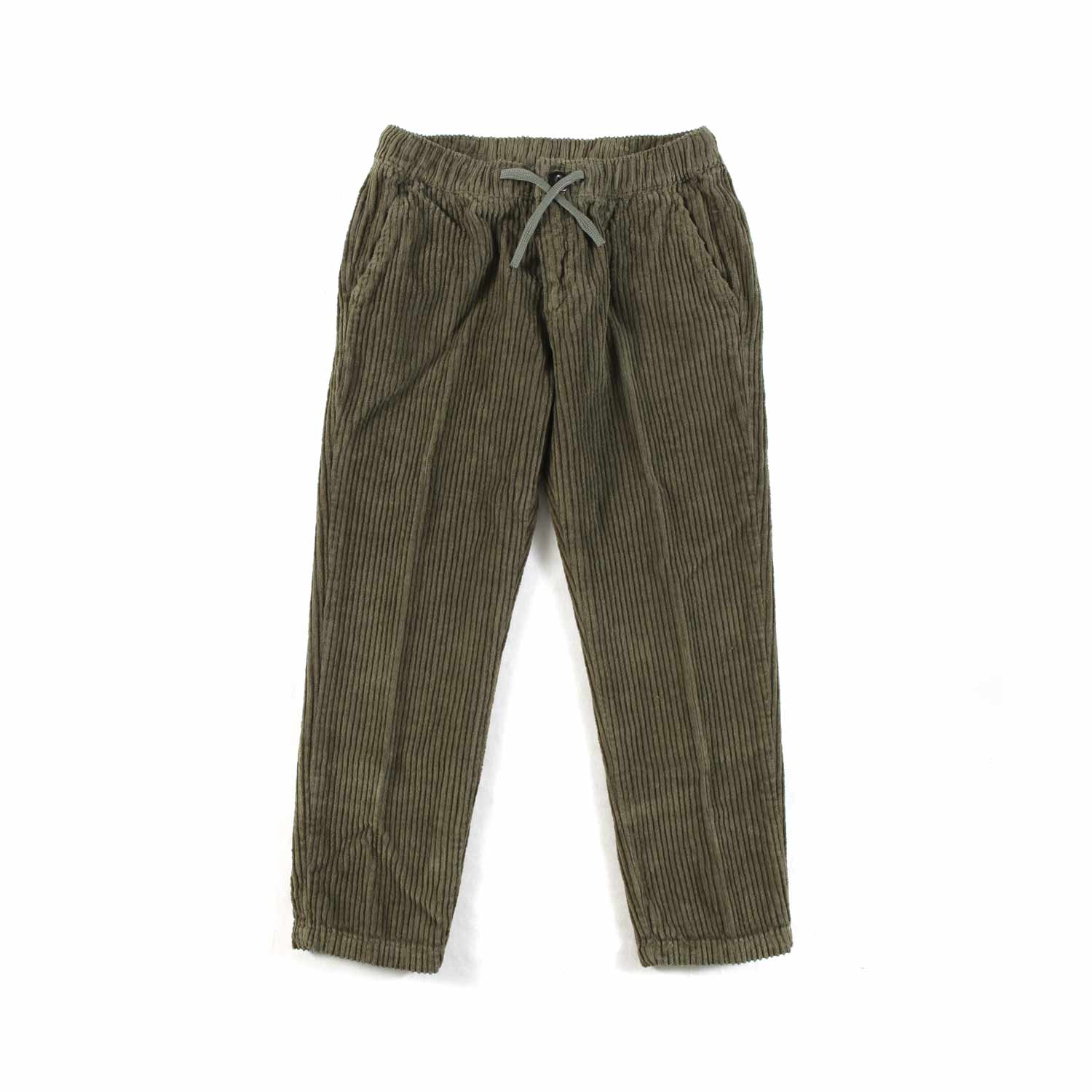 PANTALONE VELLUTO A COSTE VERDE IVY BAMBINO E TEEN - annameglio.com abbigliamento moda
