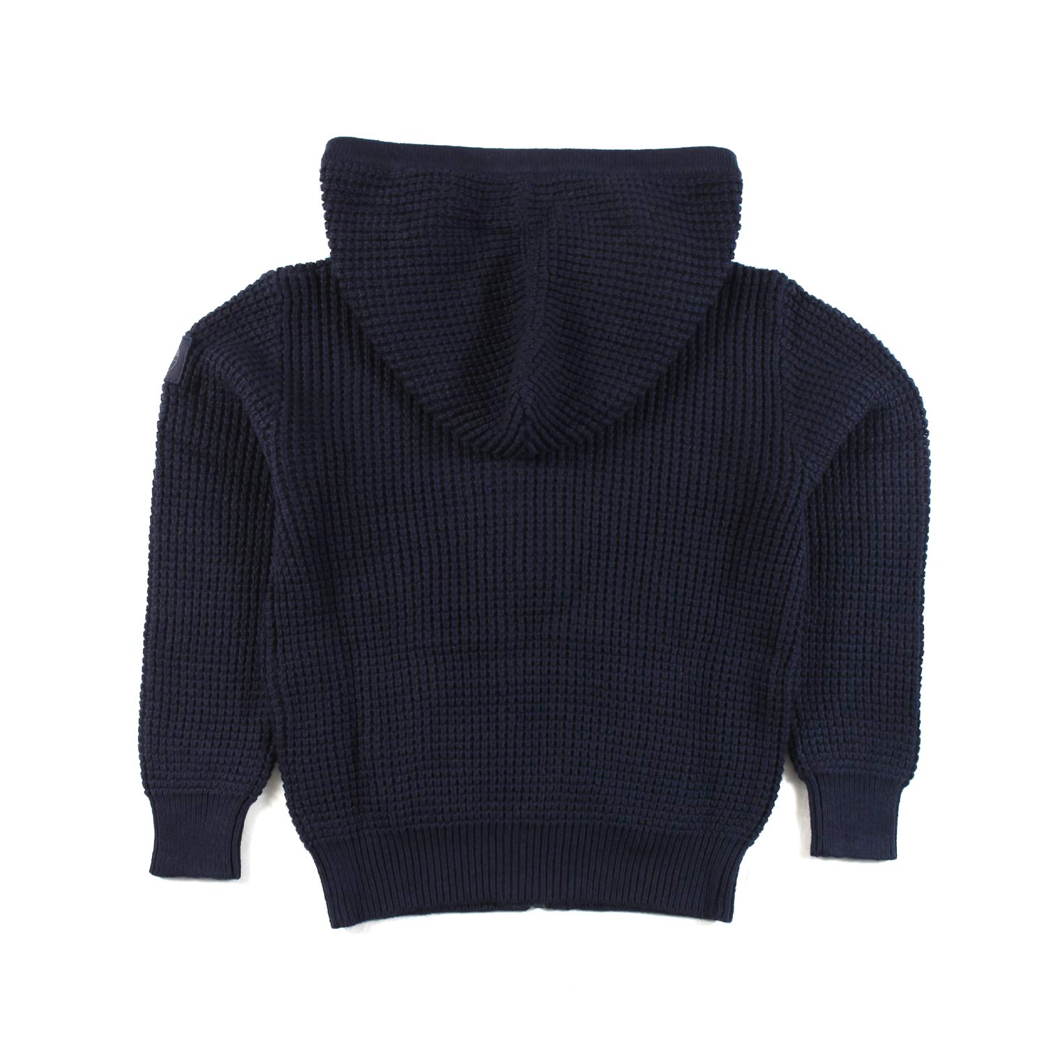 MAGLIONE BLU NAVY CON CAPPUCCIO - annameglio.com abbigliamento moda