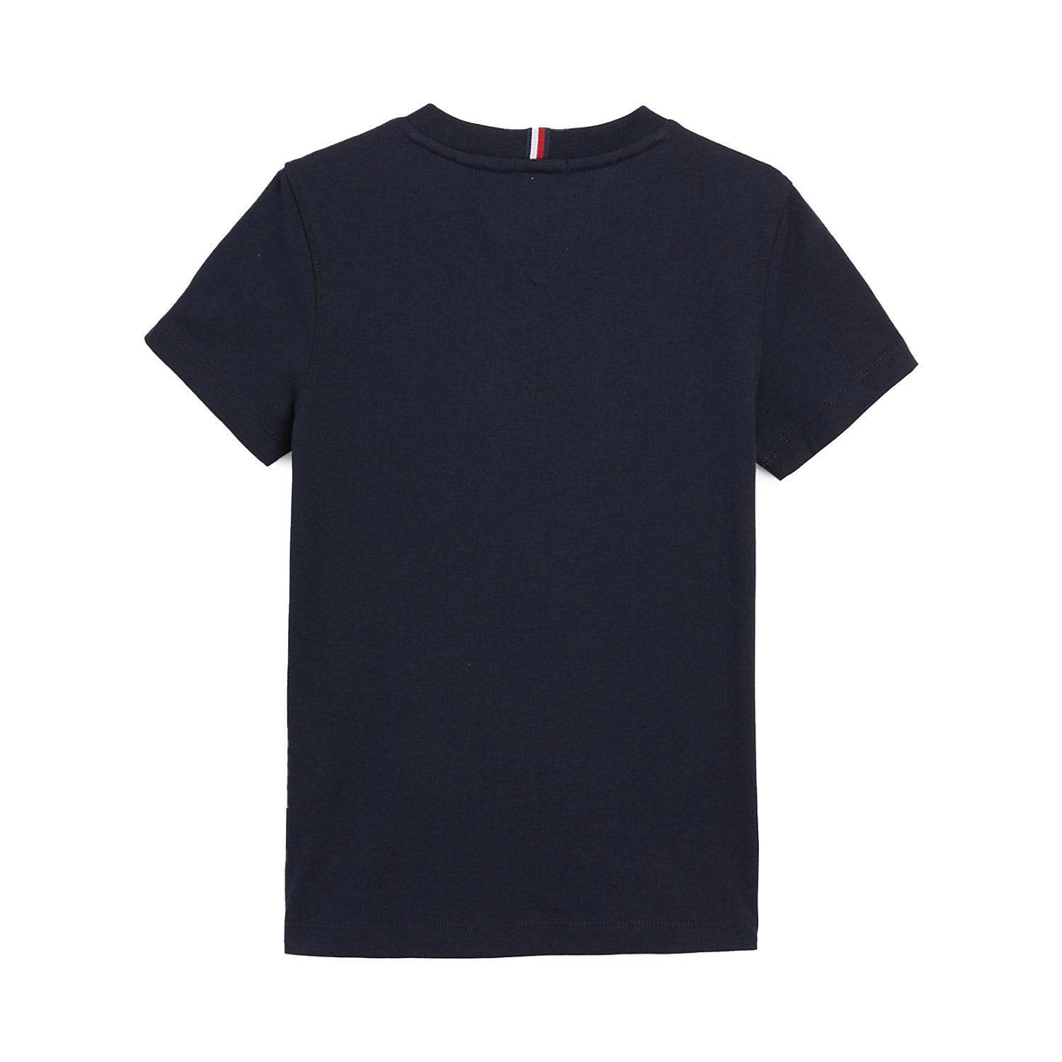 T-SHIRT BLU NAVY CON BANDIERA TOMMY BAMBINO E TEEN - annameglio.com abbigliamento moda