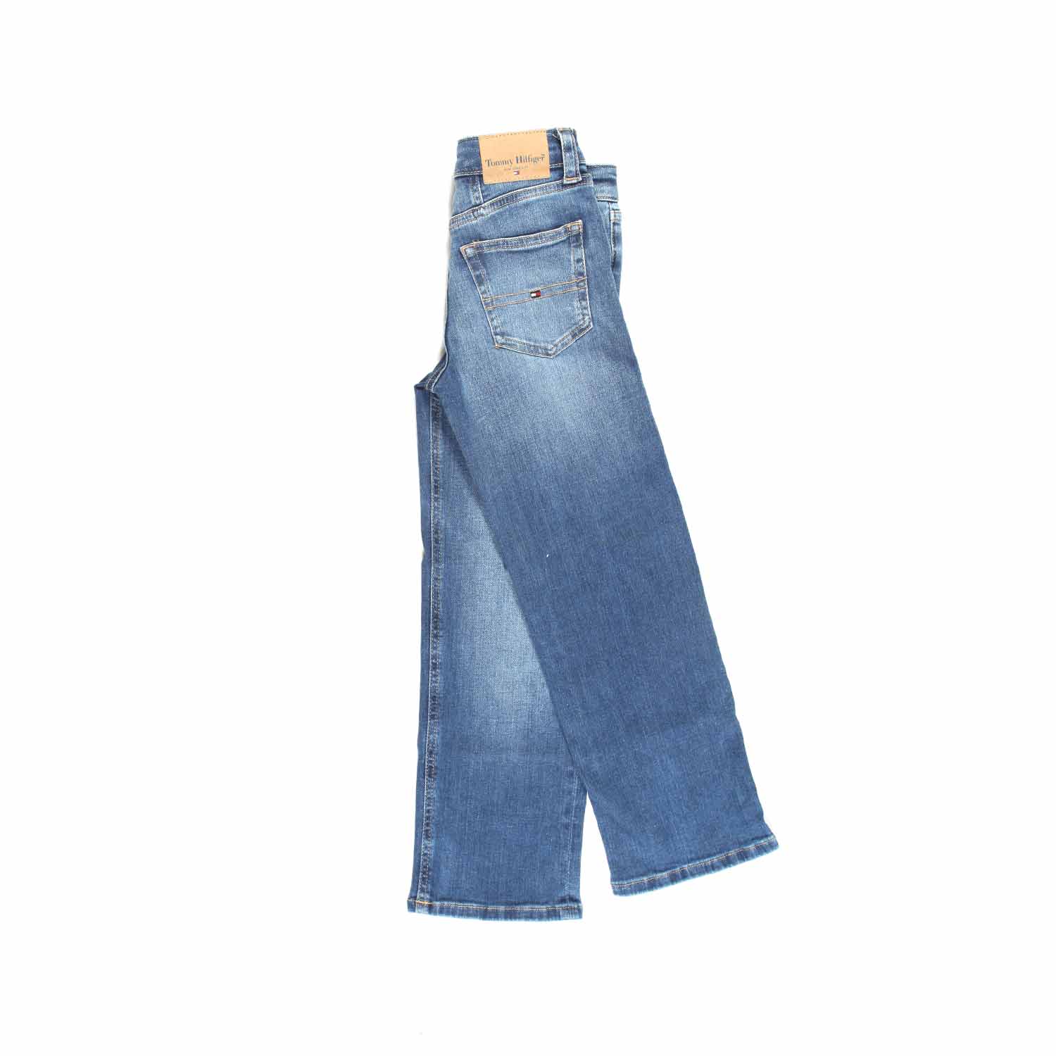 JEANS WIDE LEG BLU CHIARO BAMBINA E TEENAGER - annameglio.com abbigliamento moda