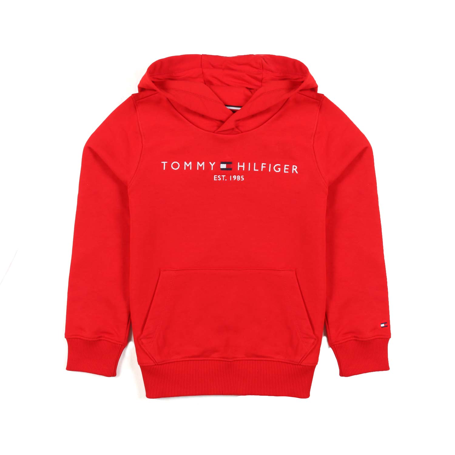 FELPA HOODIE ROSSA CON LOGO TOMMY - annameglio.com abbigliamento moda