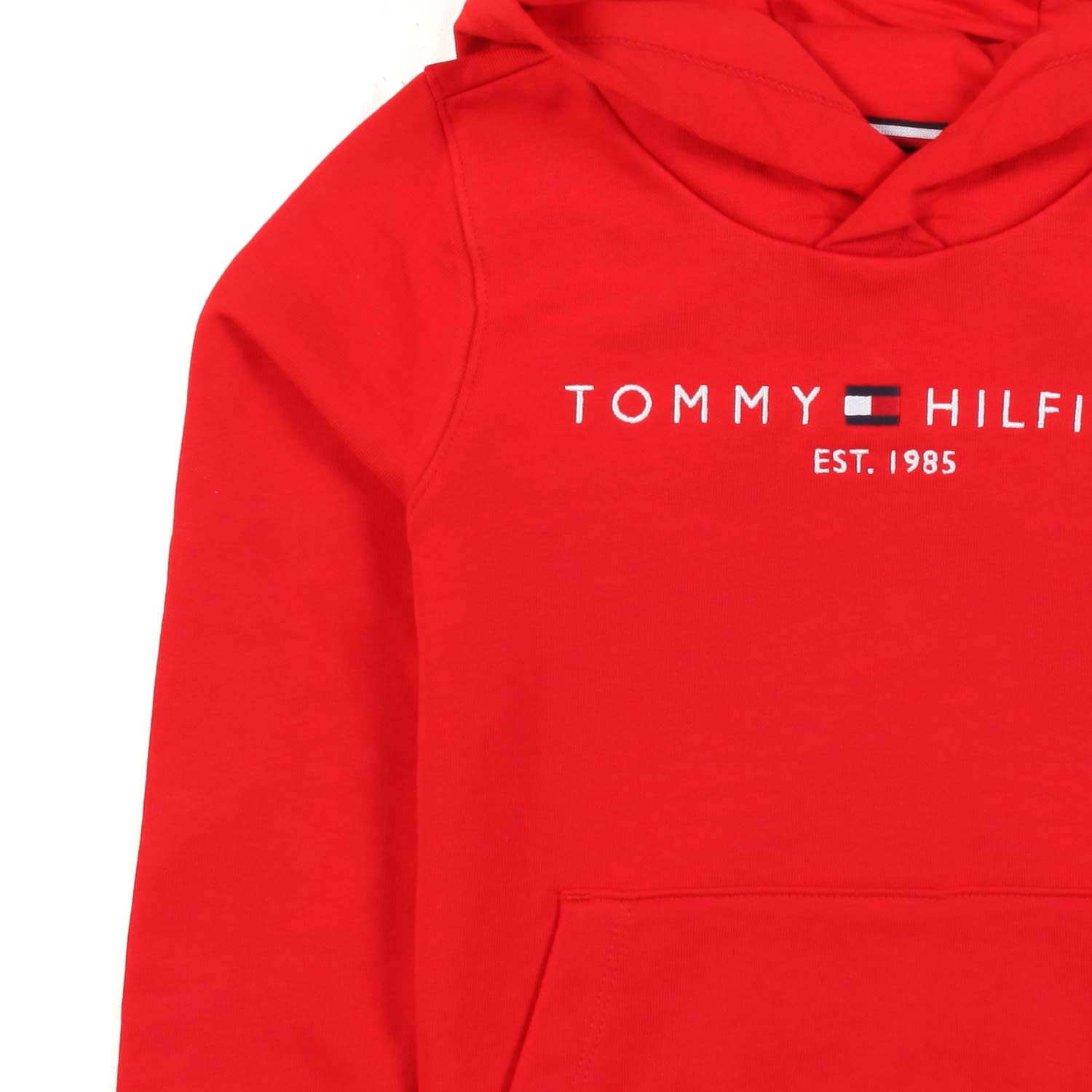 FELPA HOODIE ROSSA CON LOGO TOMMY - annameglio.com abbigliamento moda