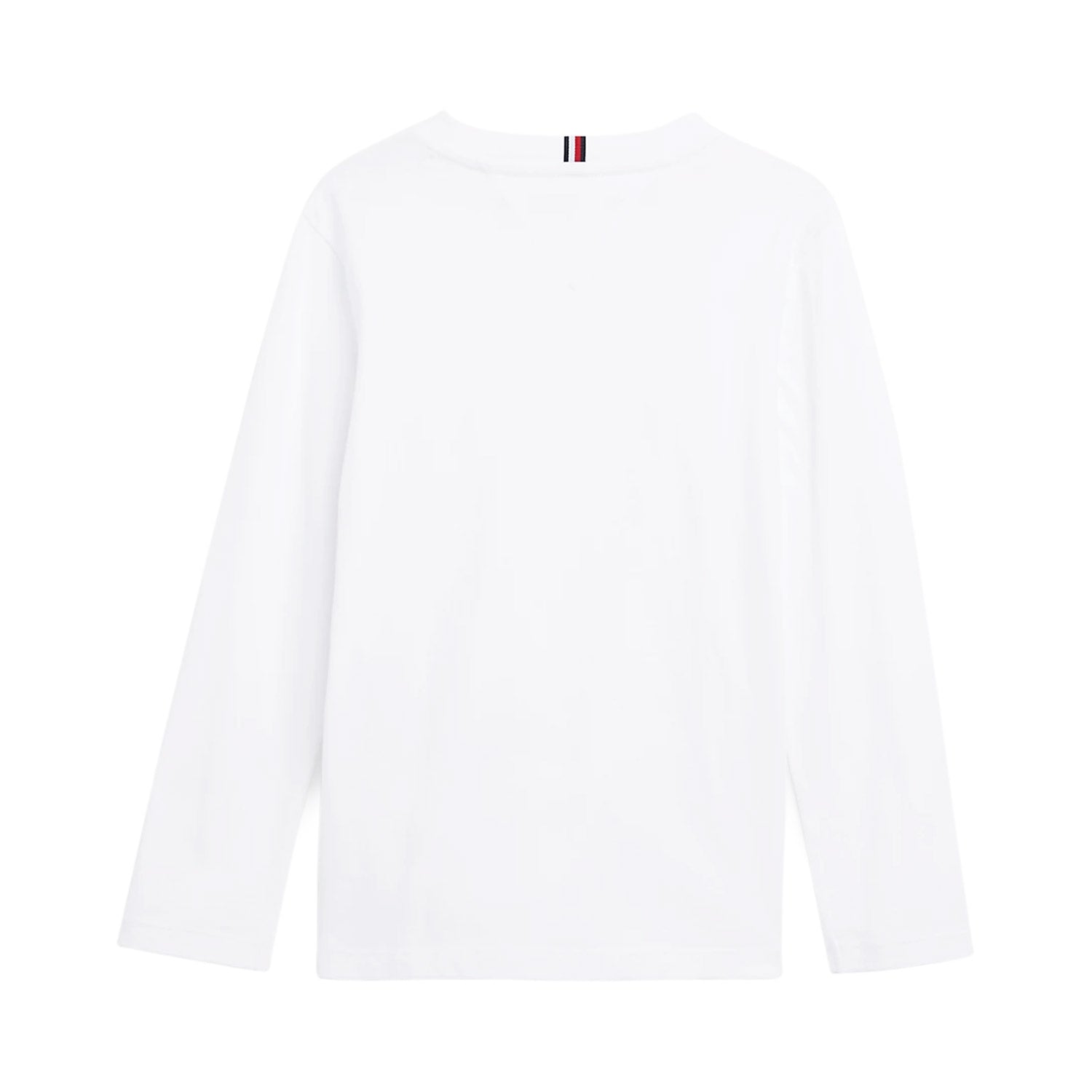 T-SHIRT UNISEX MANICA LUNGA BIANCA CON LOGO TOMMY - annameglio.com abbigliamento moda