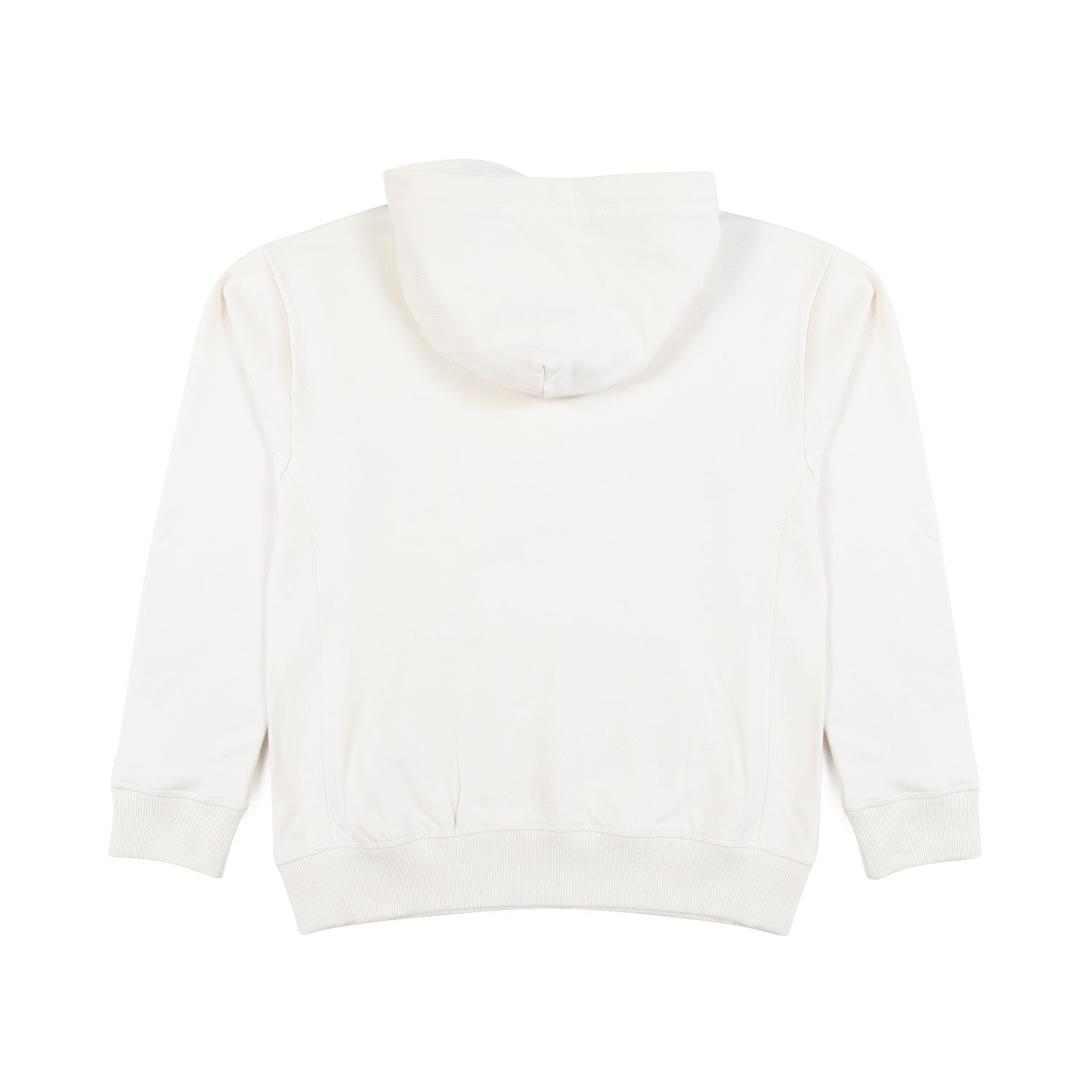 FELPA HOODIE PANNA CON PATCH LOGO - annameglio.com abbigliamento moda