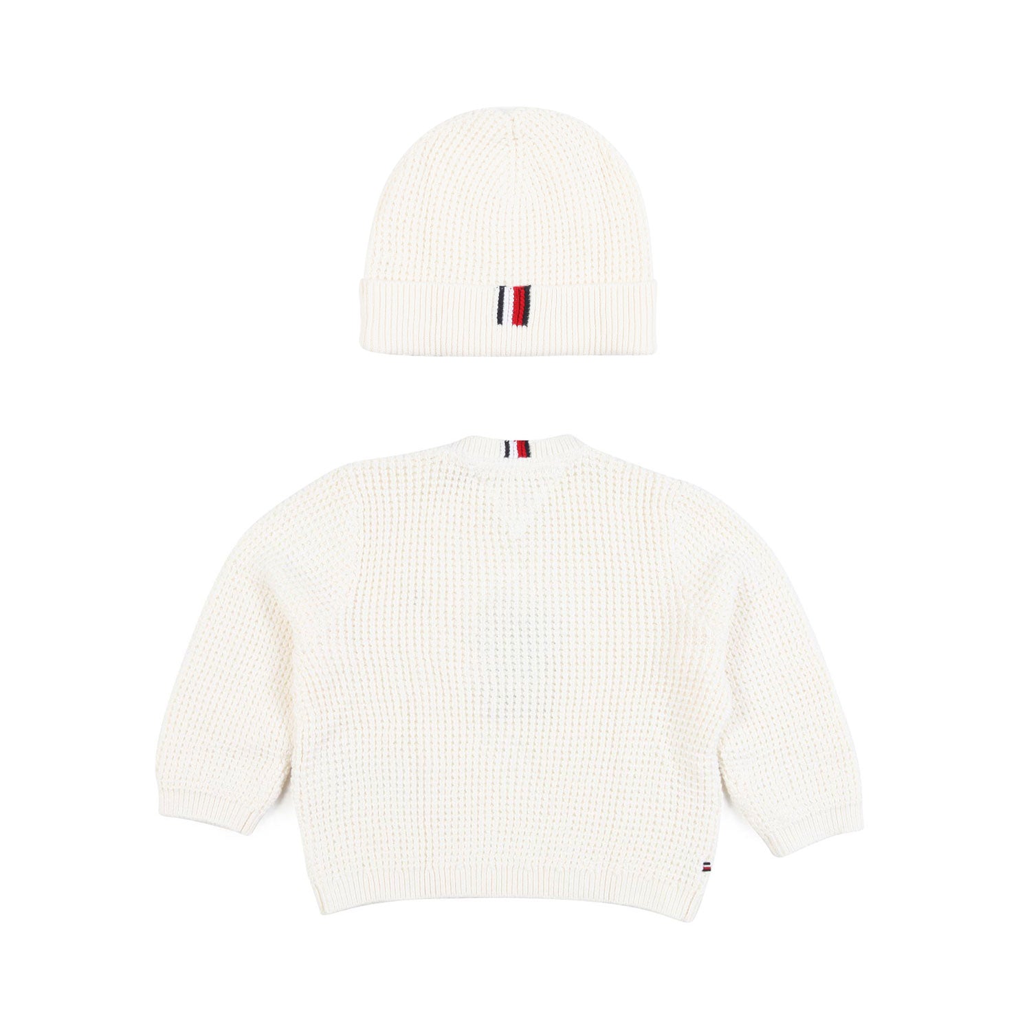 BABY PULLOVER PANNA CON CAPPELLO - annameglio.com abbigliamento moda