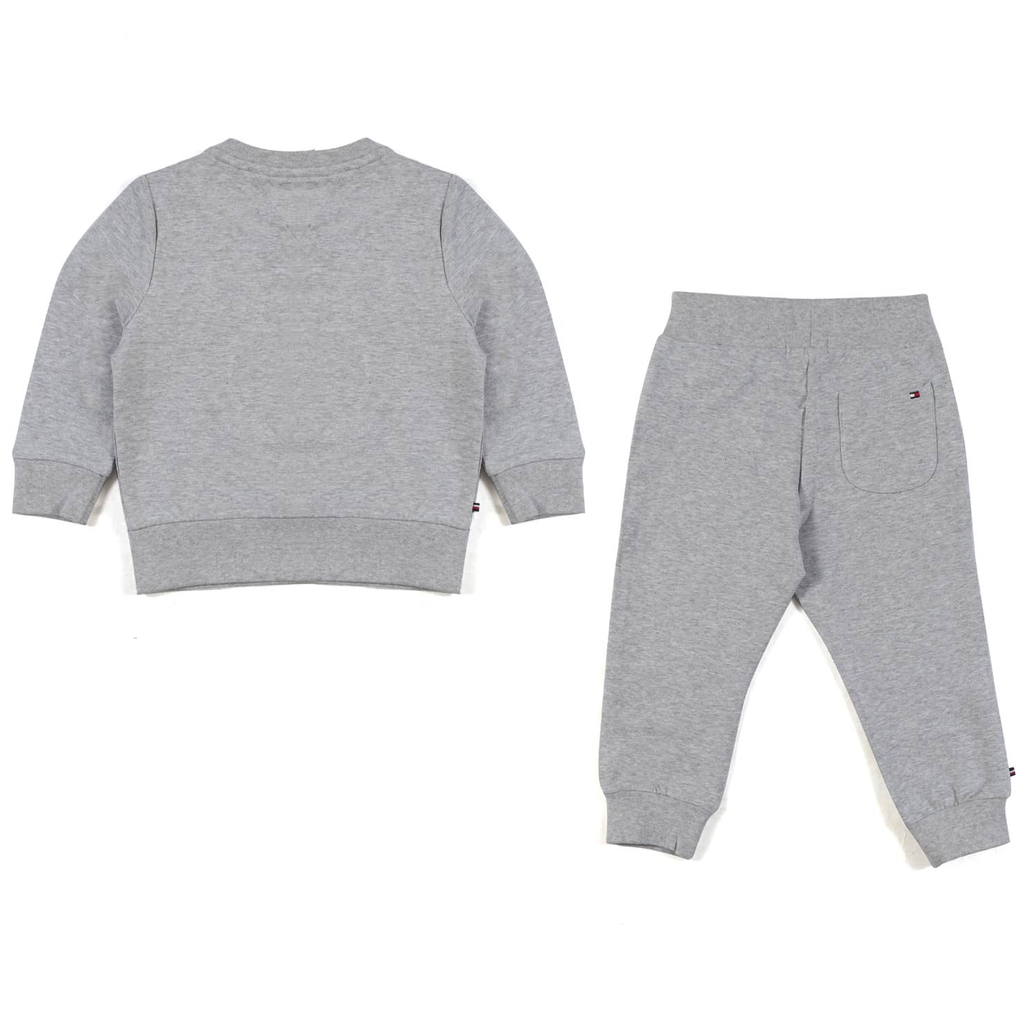 TUTA 2 PEZZI GRIGIO MELANGE BIMBO E NEONATO - annameglio.com abbigliamento moda