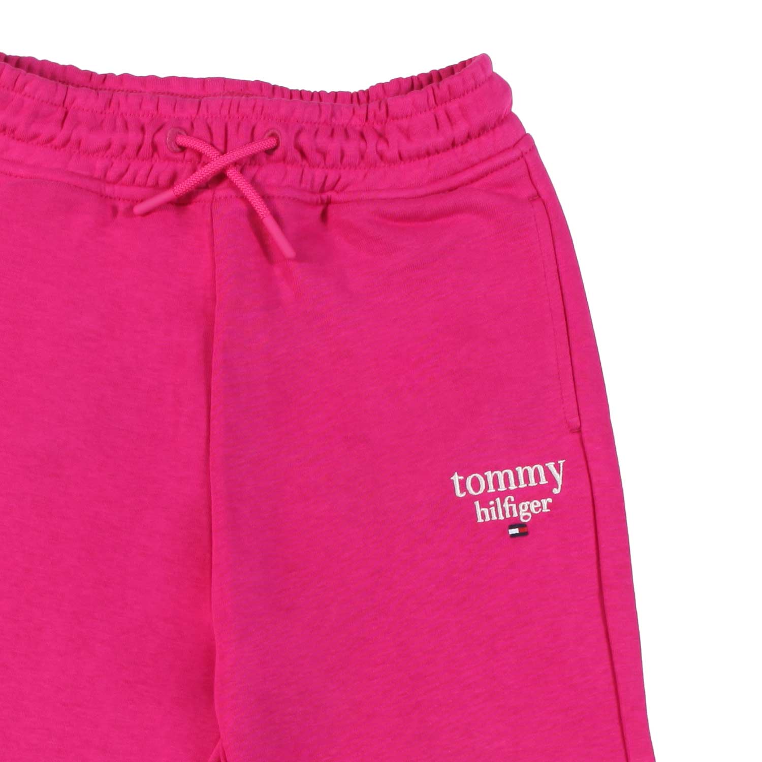 PANTALONE FUCSIA IN FELPA CON LOGO RICAMATO - annameglio.com abbigliamento moda