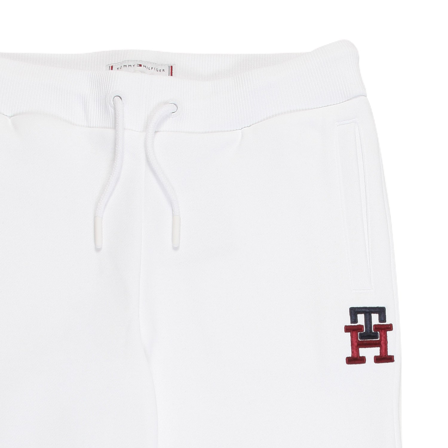 PANTALONE BIANCO IN FELPA CON MONOGRAMMA TOMMY - annameglio.com abbigliamento moda