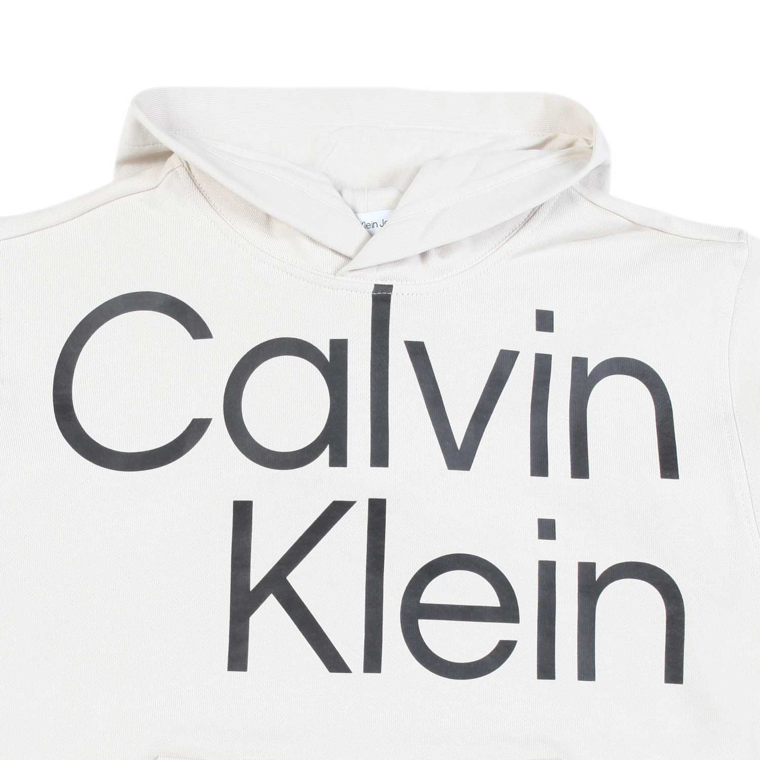 FELPA UNISEX BIANCO GHIACCIO CON CAPPUCCIO E LOGHI - annameglio.com abbigliamento moda