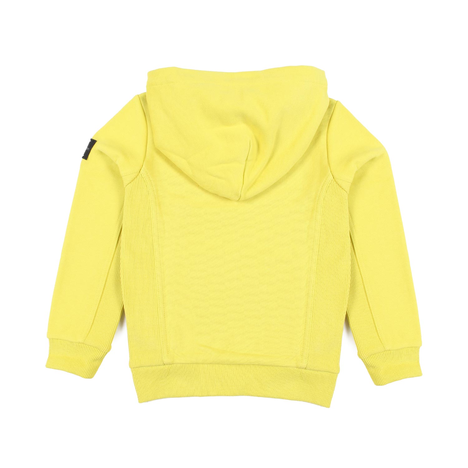 FELPA UNISEX GIALLO FLUO CON CAPPUCCIO - annameglio.com abbigliamento moda