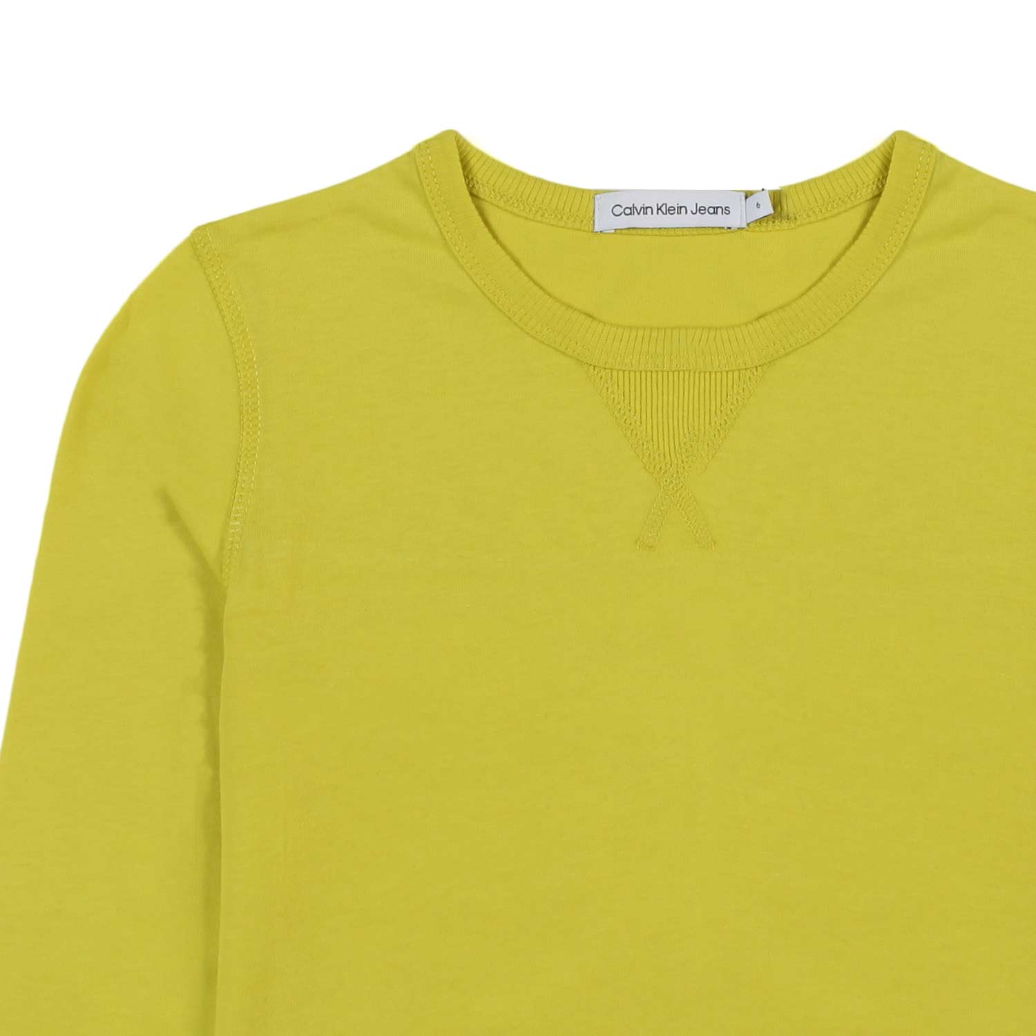 T-SHIRT UNISEX MANICA LUNGA GIALLO CITRINE - annameglio.com abbigliamento moda