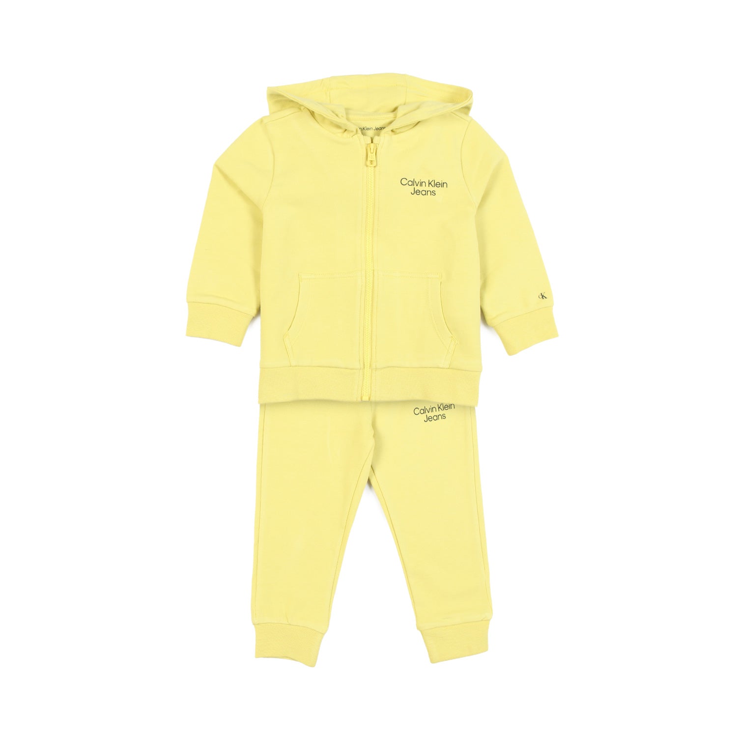 TUTA GIALLO FLUO CON CAPPUCCIO BABY - annameglio.com abbigliamento moda