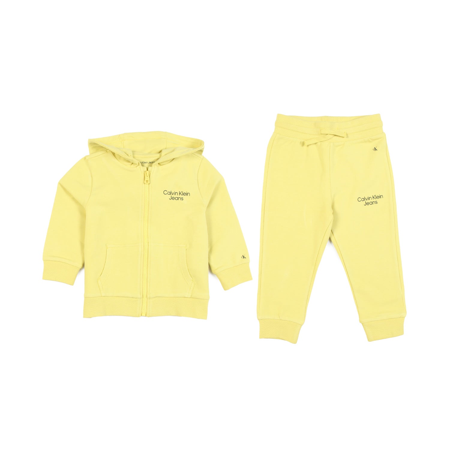 TUTA GIALLO FLUO CON CAPPUCCIO BABY - annameglio.com abbigliamento moda