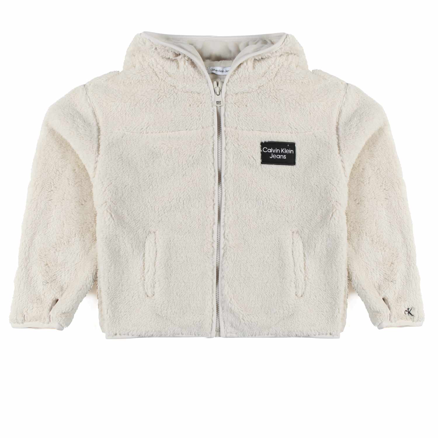 GIACCA TEDDY UNISEX BIANCO SPORCO CON CAPPUCCIO - annameglio.com abbigliamento moda