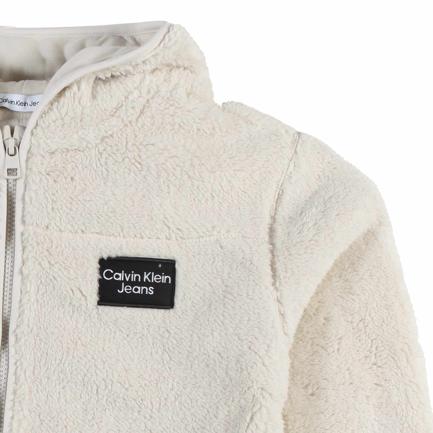 GIACCA TEDDY UNISEX BIANCO SPORCO CON CAPPUCCIO - annameglio.com abbigliamento moda