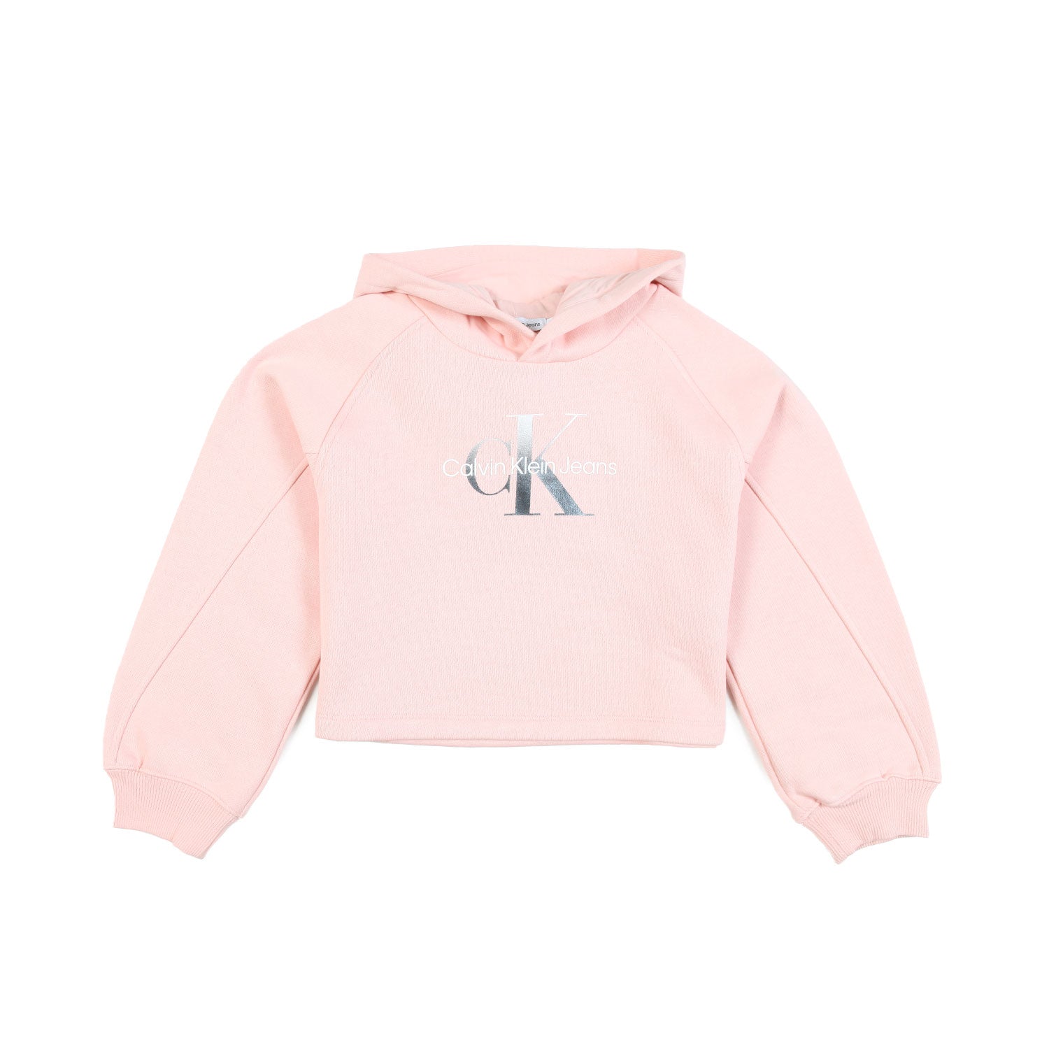 FELPA CROPPED ROSA CHIARO CON CAPPUCCIO - annameglio.com abbigliamento moda