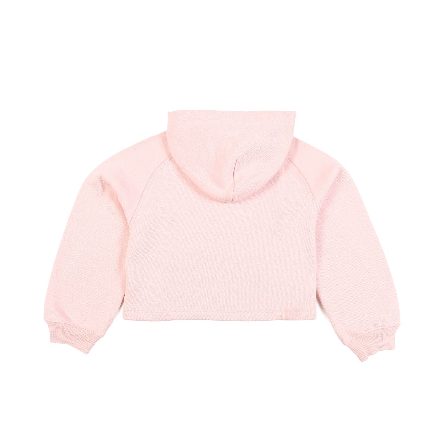 FELPA CROPPED ROSA CHIARO CON CAPPUCCIO - annameglio.com abbigliamento moda