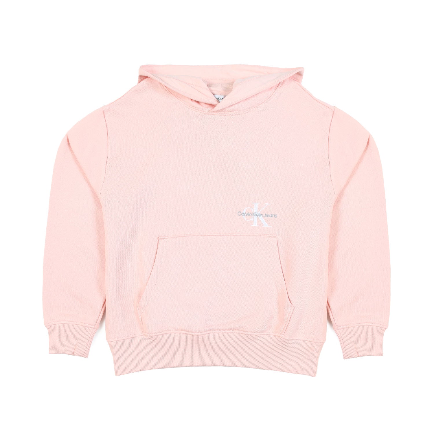 FELPA ROSA CHIARO CON CAPPUCCIO E LOGO BIANCO - annameglio.com abbigliamento moda