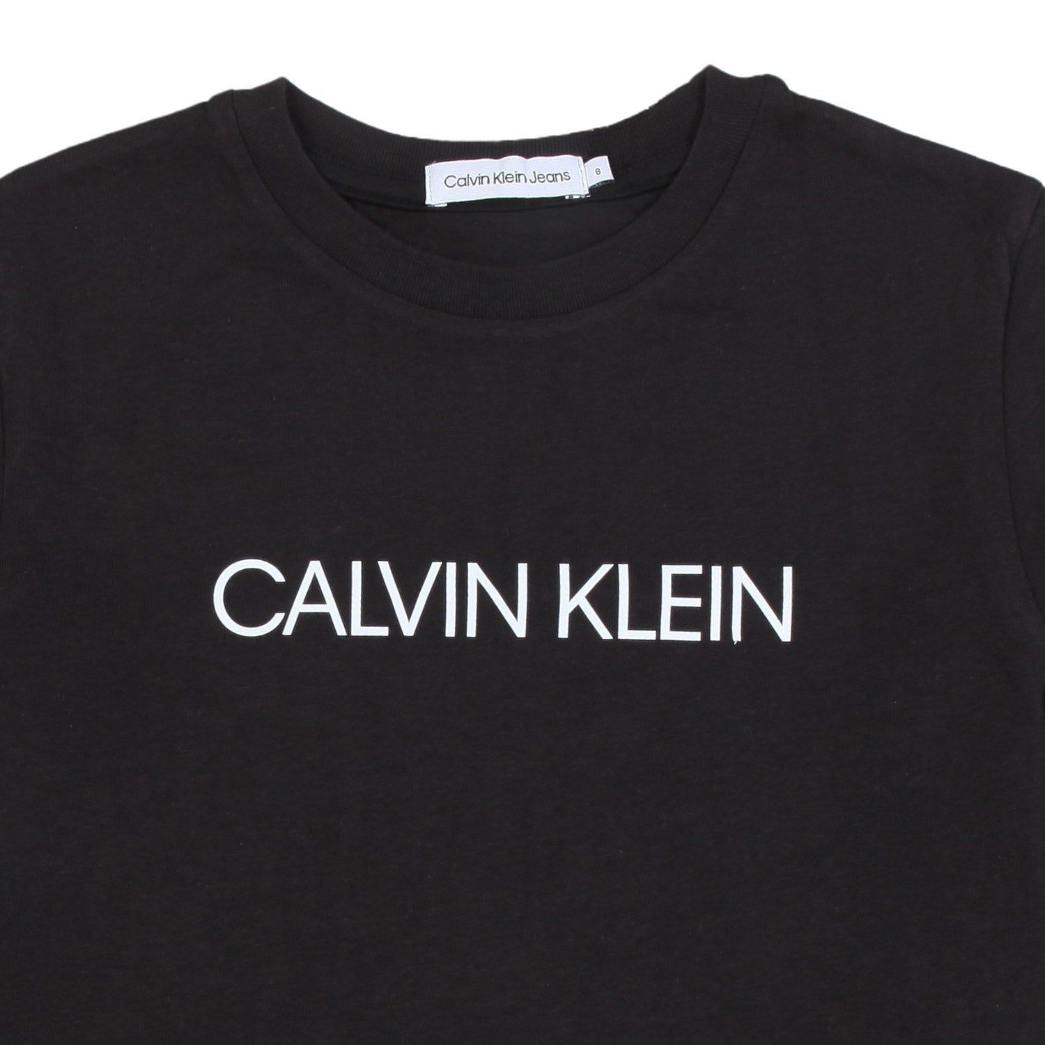 T-SHIRT UNISEX MANICA LUNGA NERA CON LOGO BIANCO - annameglio.com abbigliamento moda