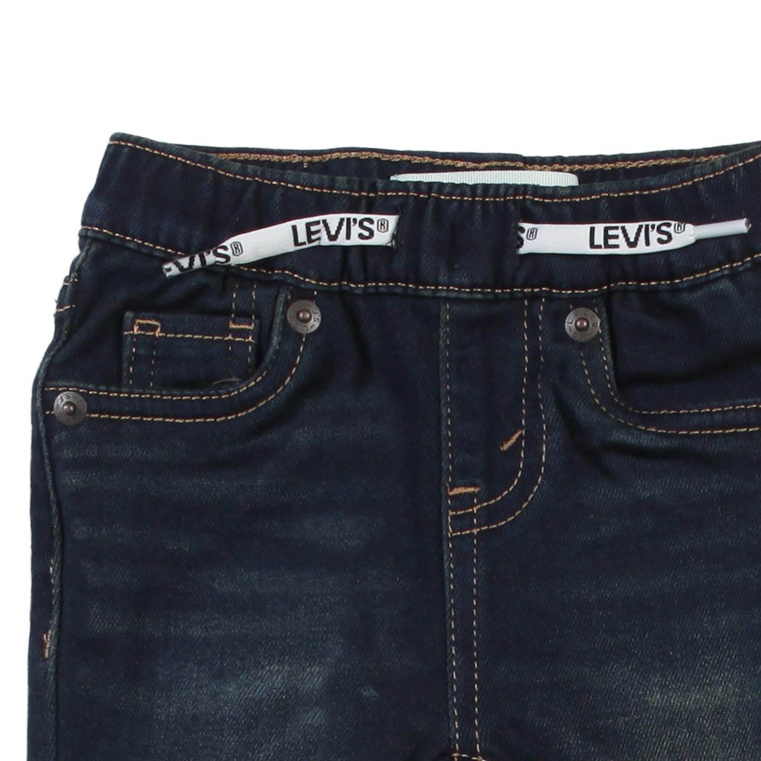 JEANS UNISEX BLU SCURO CON COULISSE BIMBO E BIMBA - annameglio.com abbigliamento moda