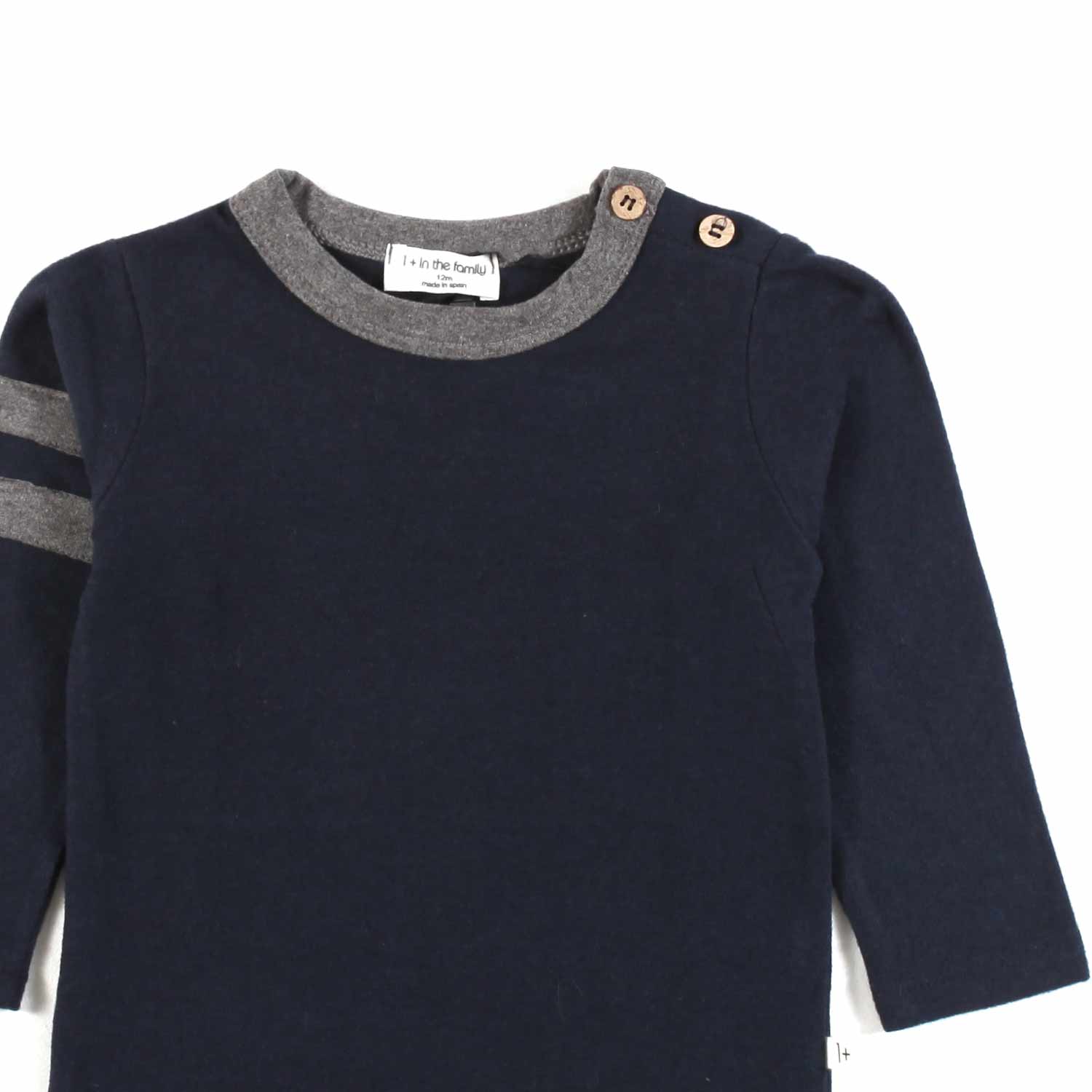 T-SHIRT HUGO BLU NAVY E GRIGIA BIMBO E NEONATO - annameglio.com abbigliamento moda