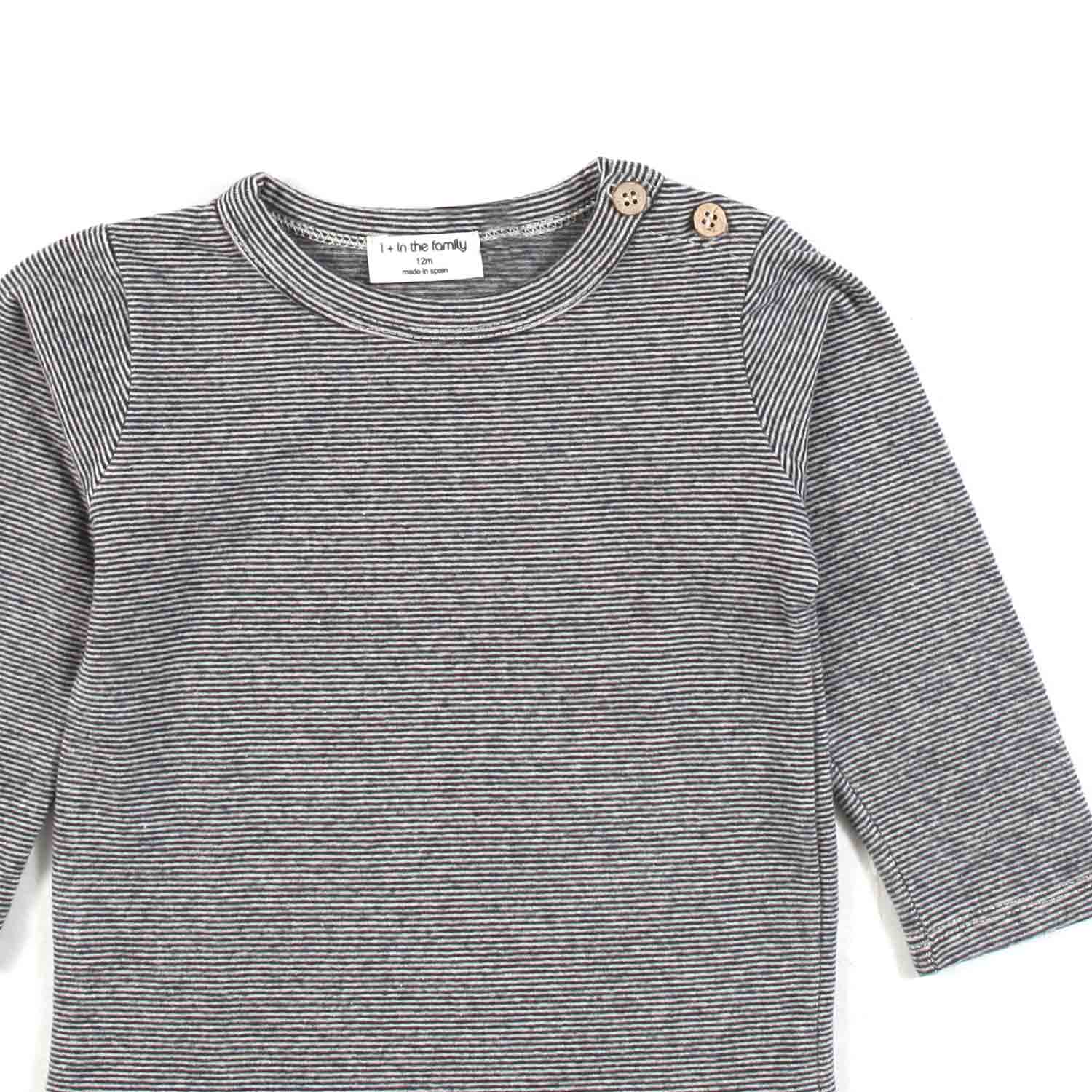 T-SHIRT OT BLU E BIANCA A RIGHE BABY UNISEX - annameglio.com abbigliamento moda