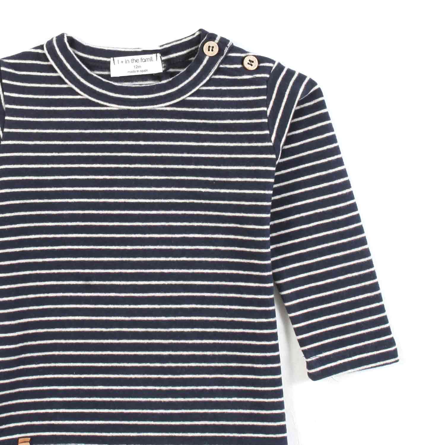 T-SHIRT FRANK A RIGHE BLU NAVY BIMBO E NEONATO - annameglio.com abbigliamento moda