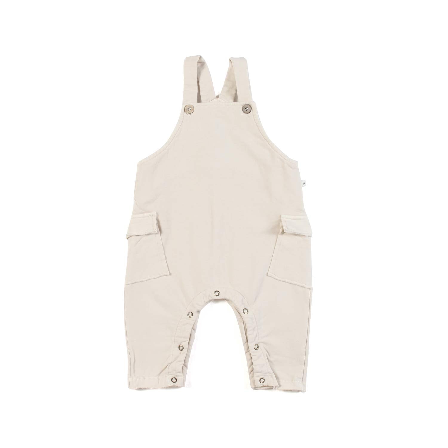 SALOPETTE ANDREA BIANCO AVENA BABY UNISEX - annameglio.com abbigliamento moda