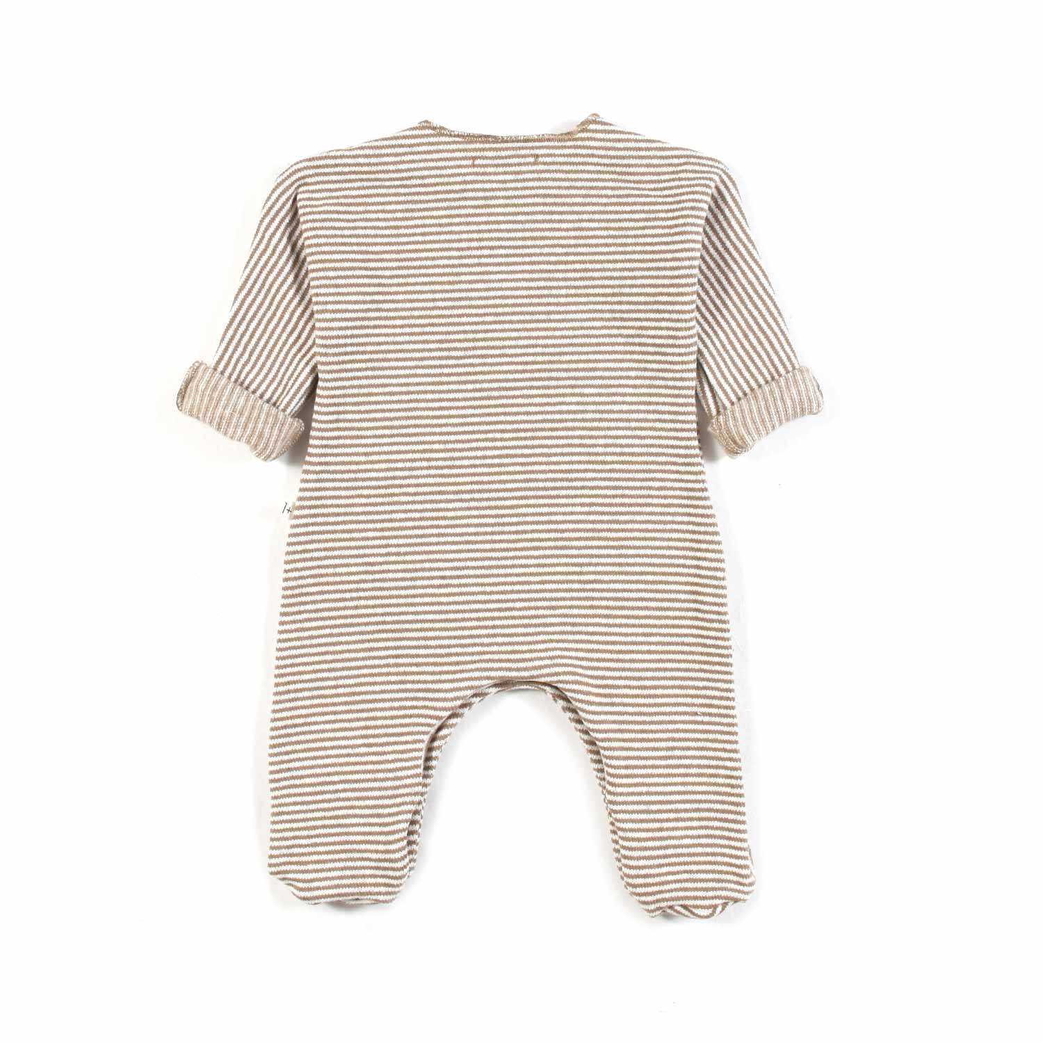 TUTINA PORTHOS ECRU E MARRONE BABY UNISEX - annameglio.com abbigliamento moda