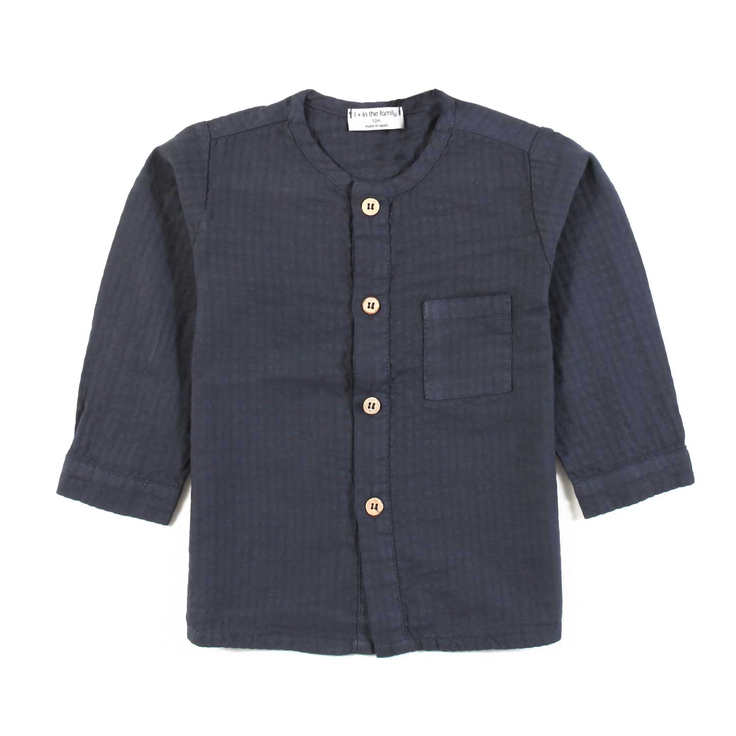 CAMICIA HENRY BLU NAVY BIMBO E NEONATO - annameglio.com abbigliamento moda