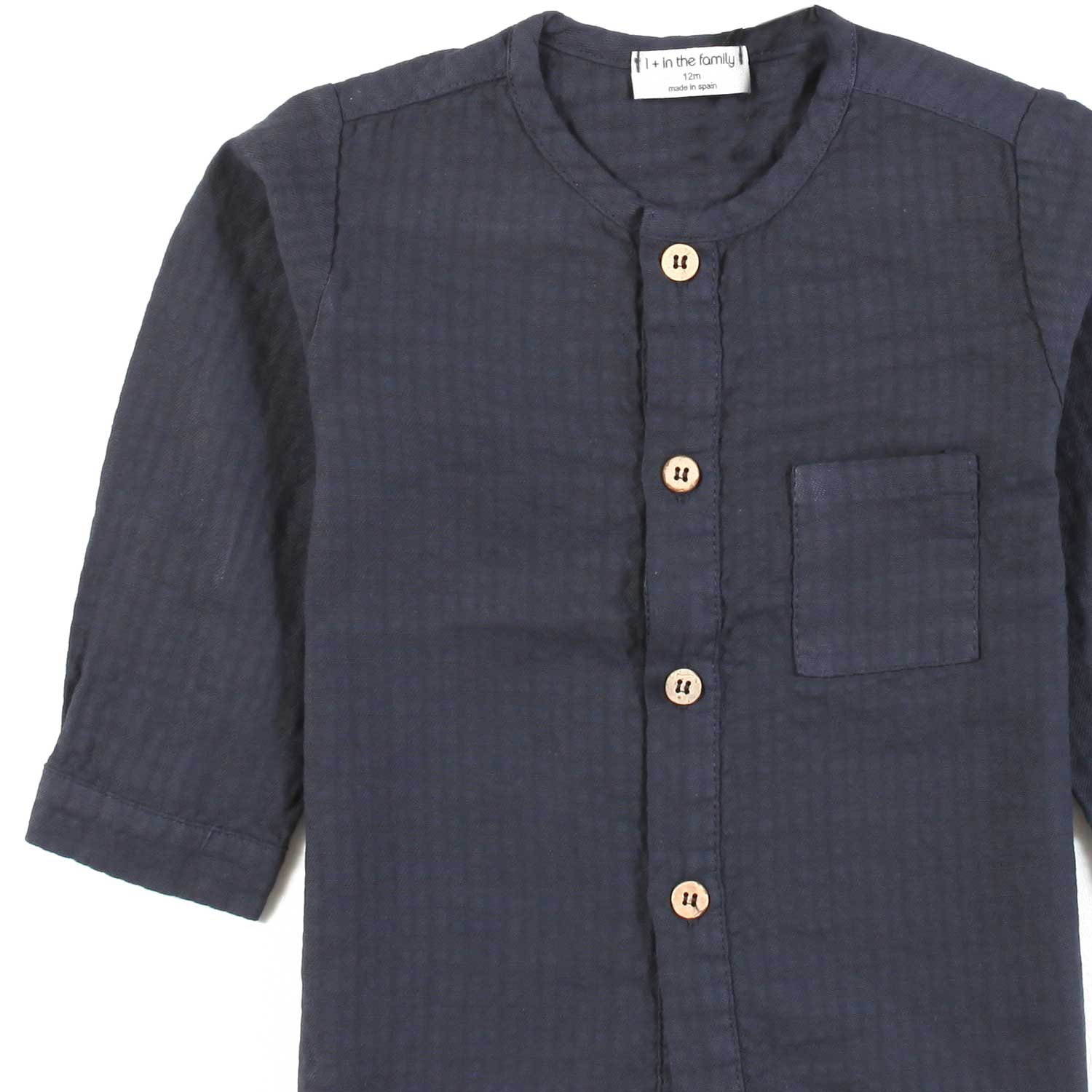 CAMICIA HENRY BLU NAVY BIMBO E NEONATO - annameglio.com abbigliamento moda