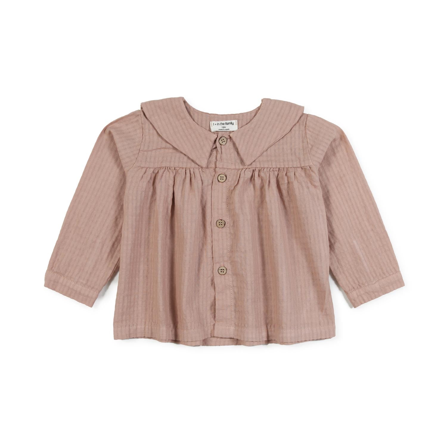 CAMICIA ROSANA ROSA CARNE BIMBA E NEONATA - annameglio.com abbigliamento moda