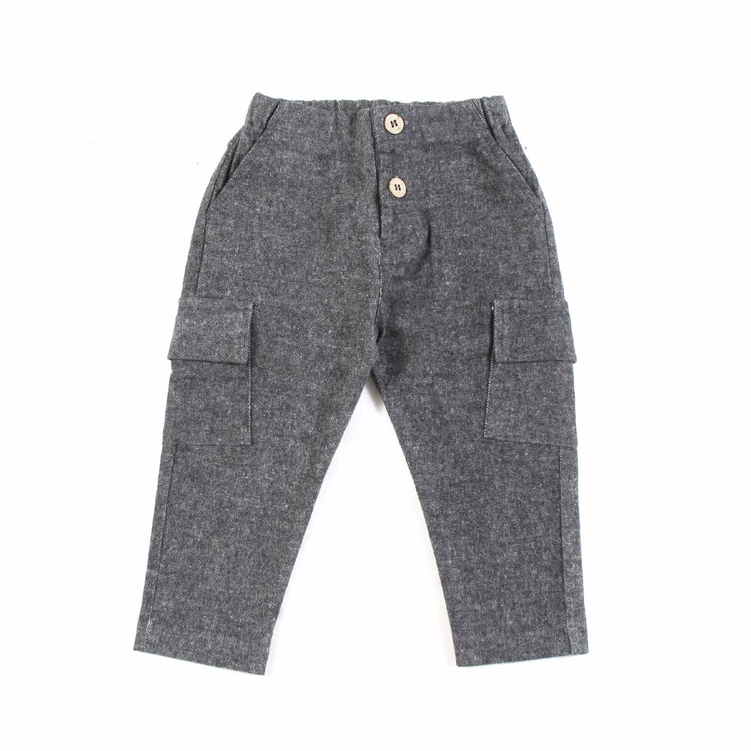 PANTALONE HUMBERT GRIGIO BIMBO E NEONATO - annameglio.com abbigliamento moda
