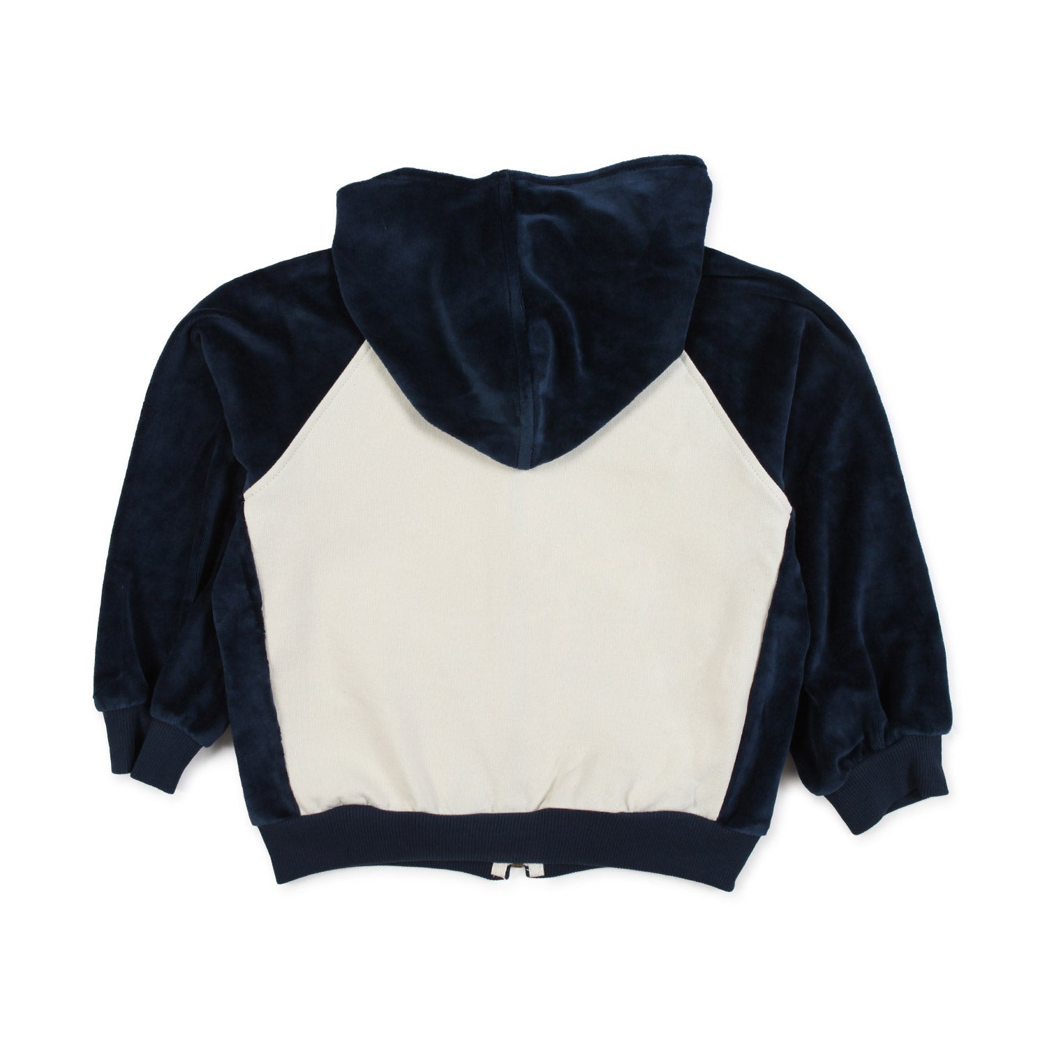 FELPA HOODIE PANNA E BLU SCURO BAMBINO - annameglio.com abbigliamento moda