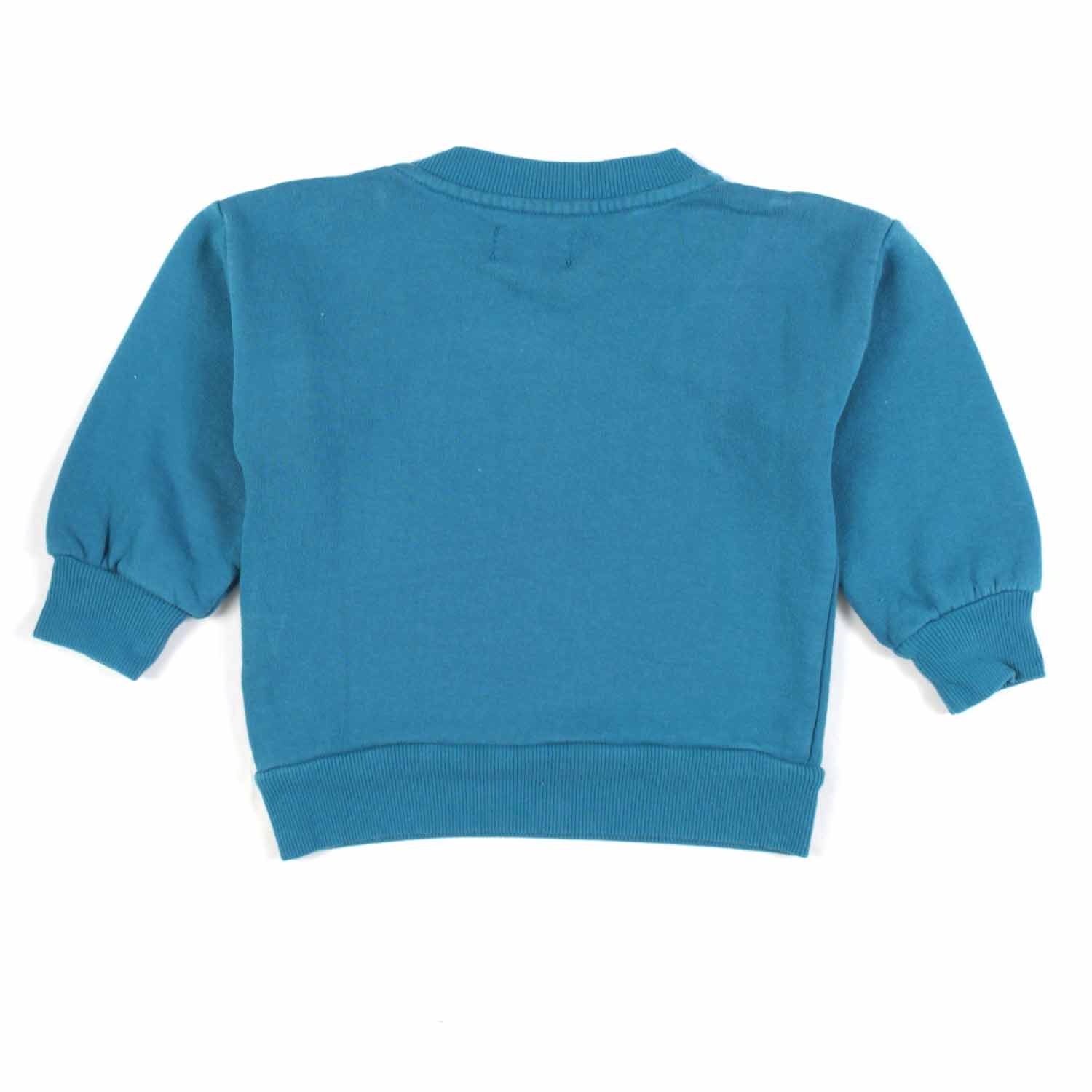 FELPA BABY UNISEX AZZURRA - annameglio.com abbigliamento moda